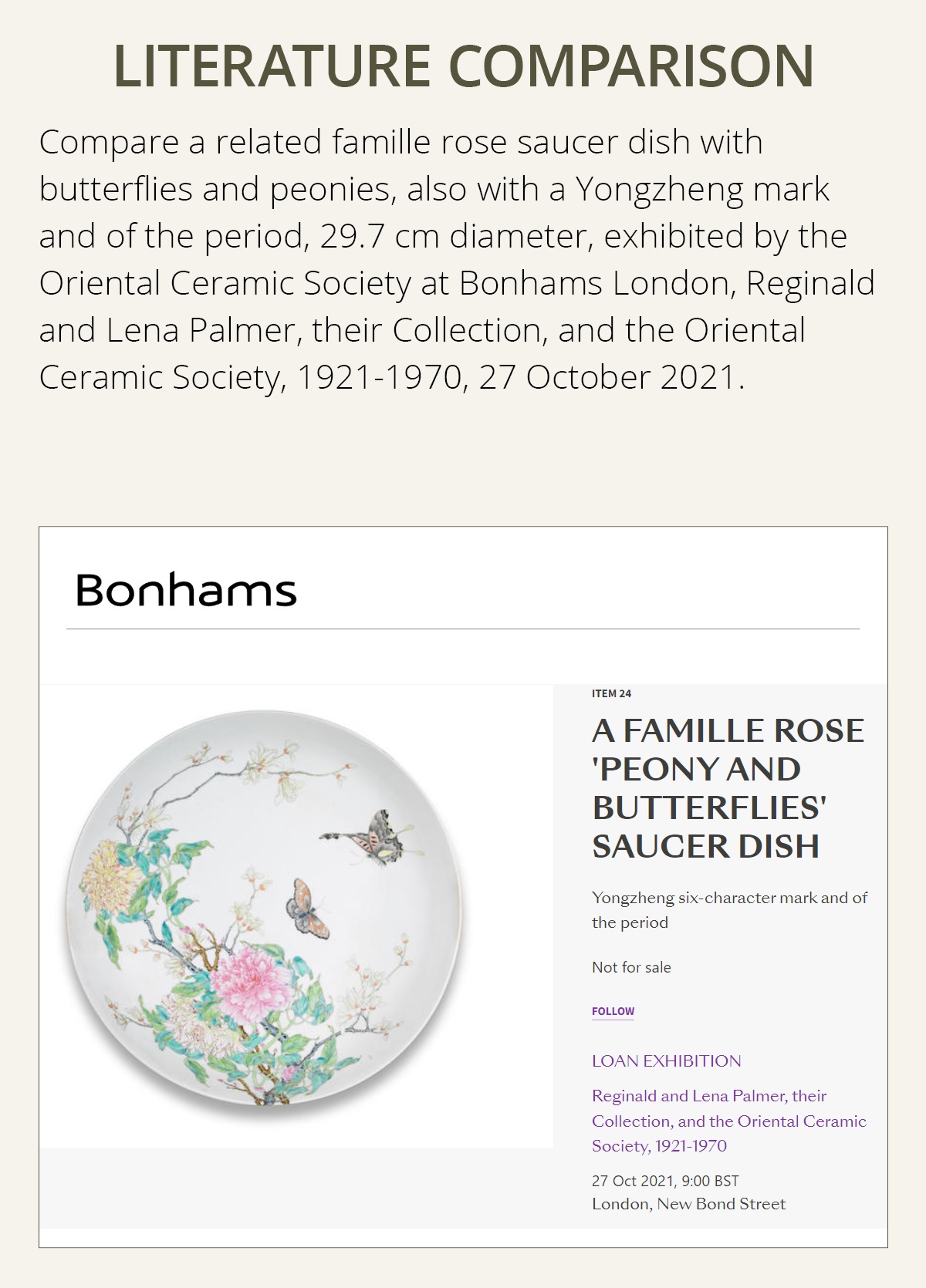 A FAMILLE ROSE 'BUTTERFLY AND FLOWERS' SAUCER DISH, YONGZHENG MARK AND PERIOD - Image 9 of 16