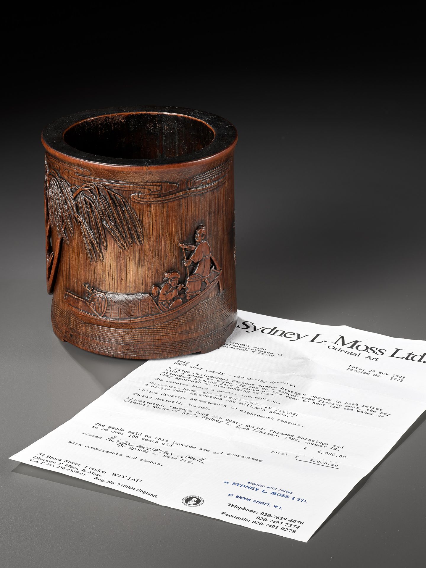 AN INSCRIBED BAMBOO BRUSHPOT, BITONG, BY WANG LUYI, 18TH CENTURY - Image 20 of 22