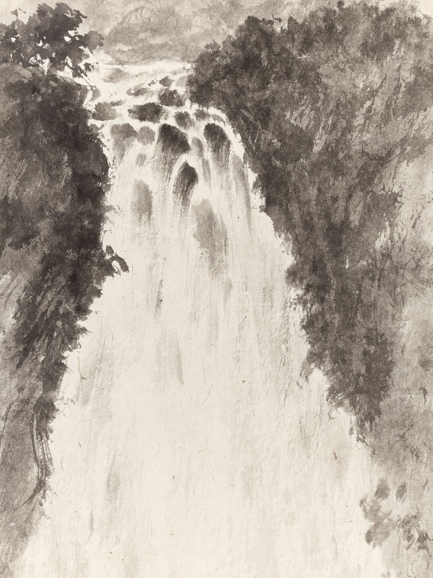 ADMIRING THE WATERFALL' FU BAOSHI, DATED 1963 - Image 3 of 14