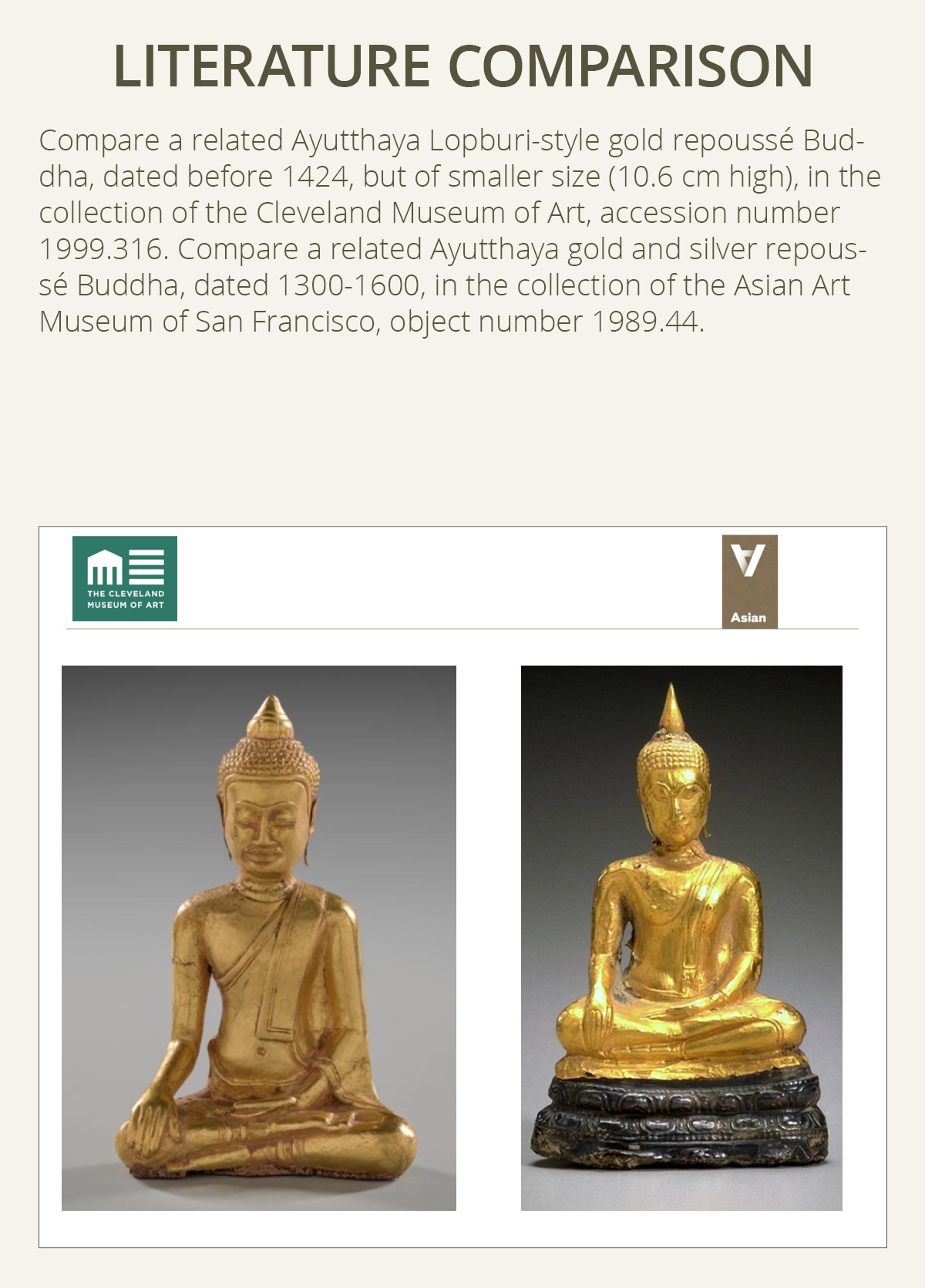 A GOLD REPOUSSE FIGURE OF BUDDHA SHAKYAMUNI, AYUTTHAYA KINGDOM, 1351-1767 - Image 4 of 12