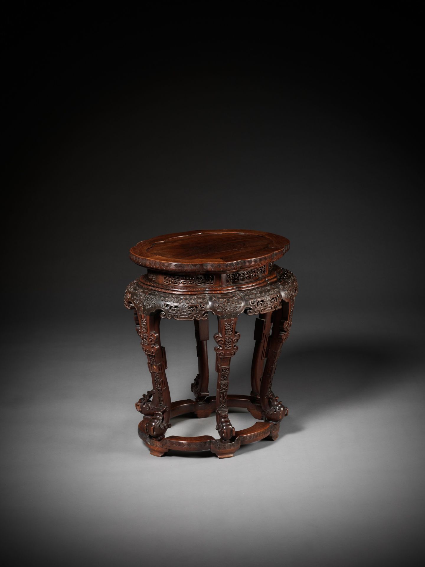 A 'TAOTIE' INCENSE STAND, XIANGJI, QING DYNASTY - Image 10 of 16