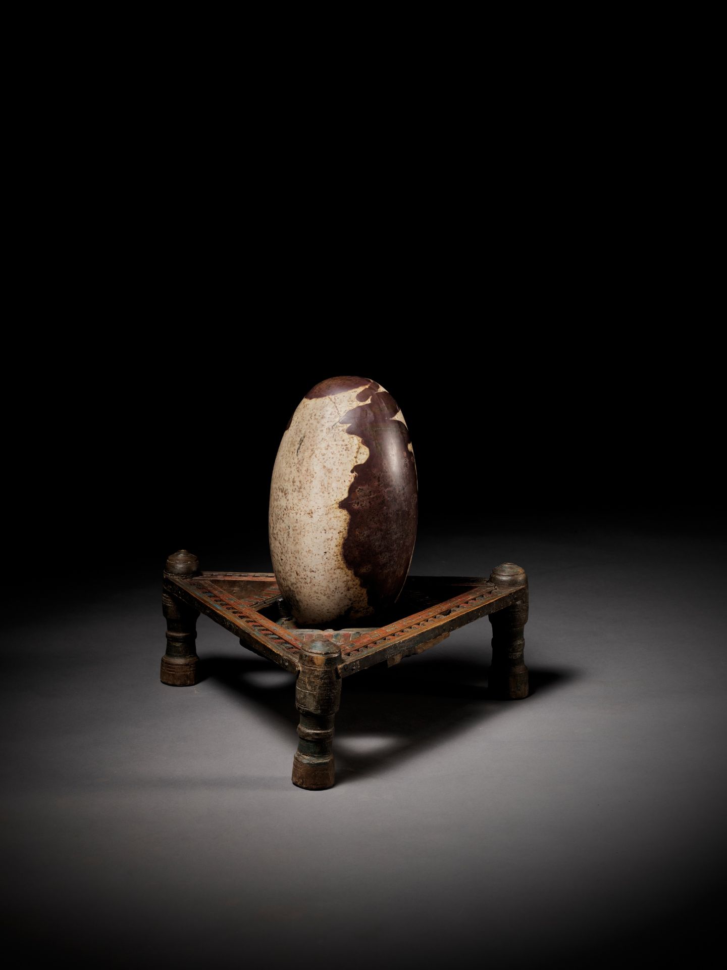 A LARGE AND MASSIVE 'COSMIC EGG', BRAHMANDA, INDIA, 19TH CENTURY - Image 6 of 9