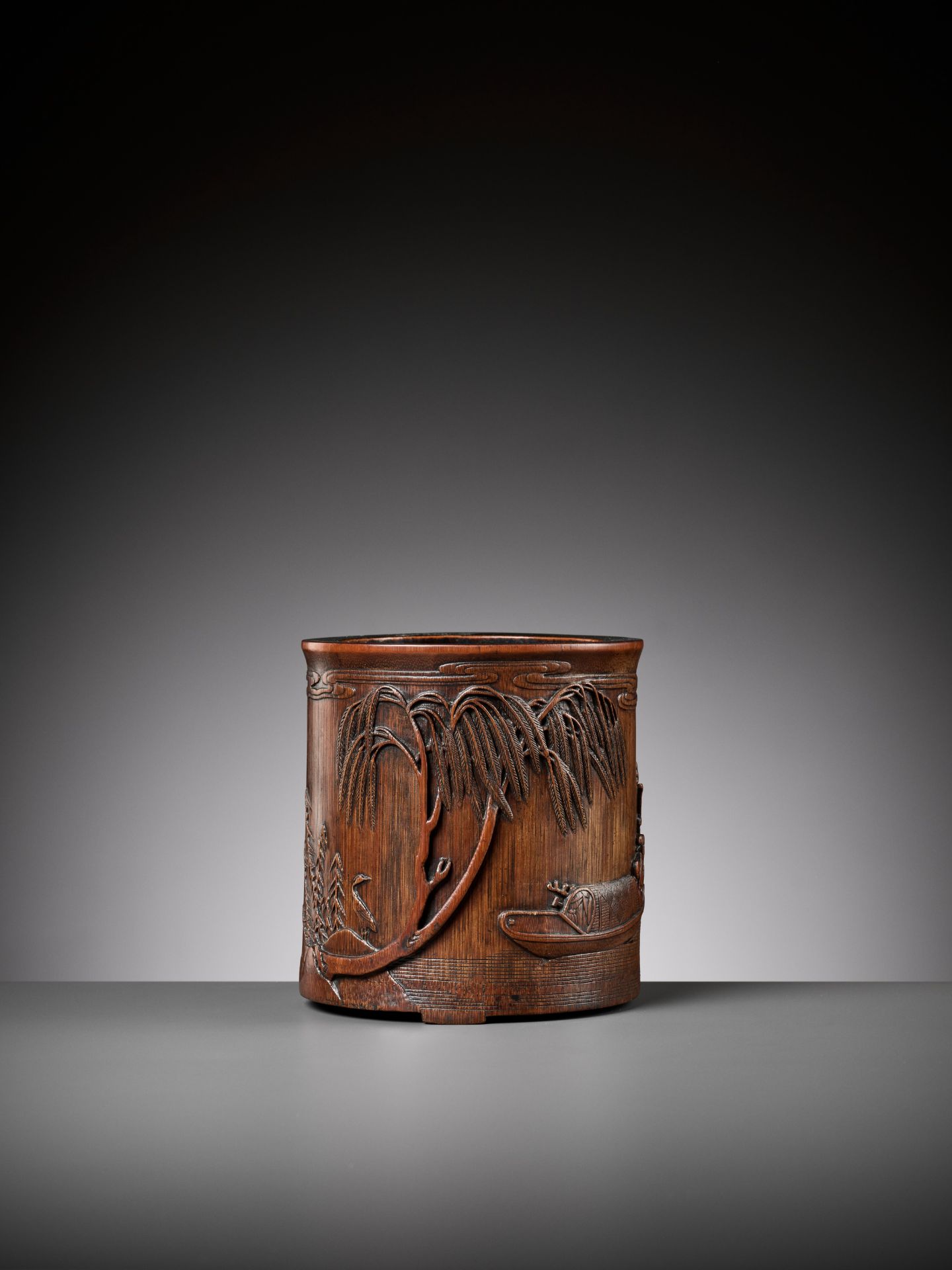 AN INSCRIBED BAMBOO BRUSHPOT, BITONG, BY WANG LUYI, 18TH CENTURY - Image 3 of 22