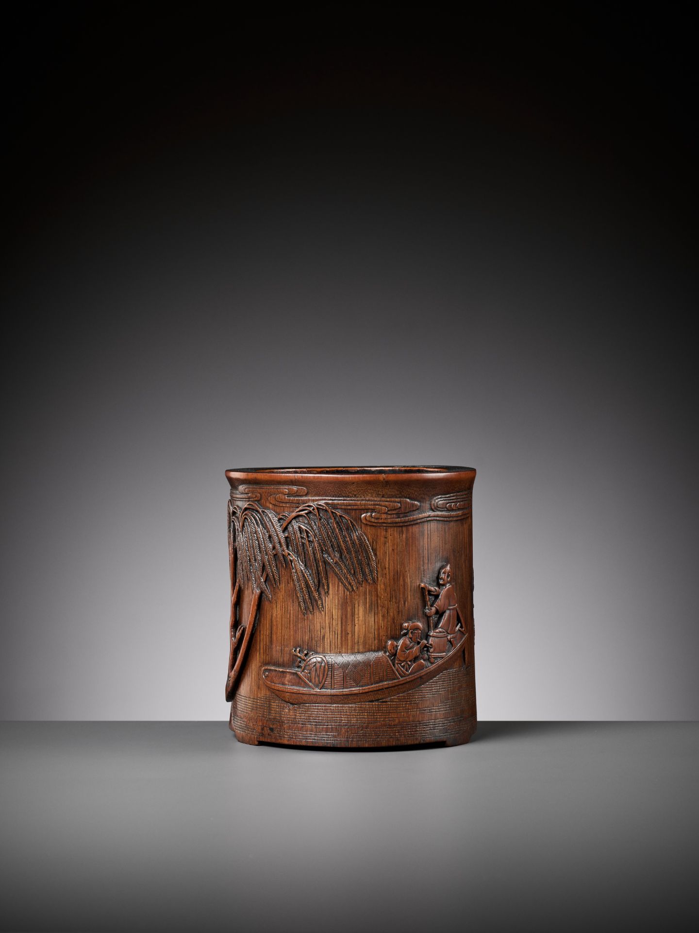 AN INSCRIBED BAMBOO BRUSHPOT, BITONG, BY WANG LUYI, 18TH CENTURY - Image 13 of 22