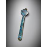 A CLOISONNE ENAMEL RUYI SCEPTER, EARLY QING DYNASTY