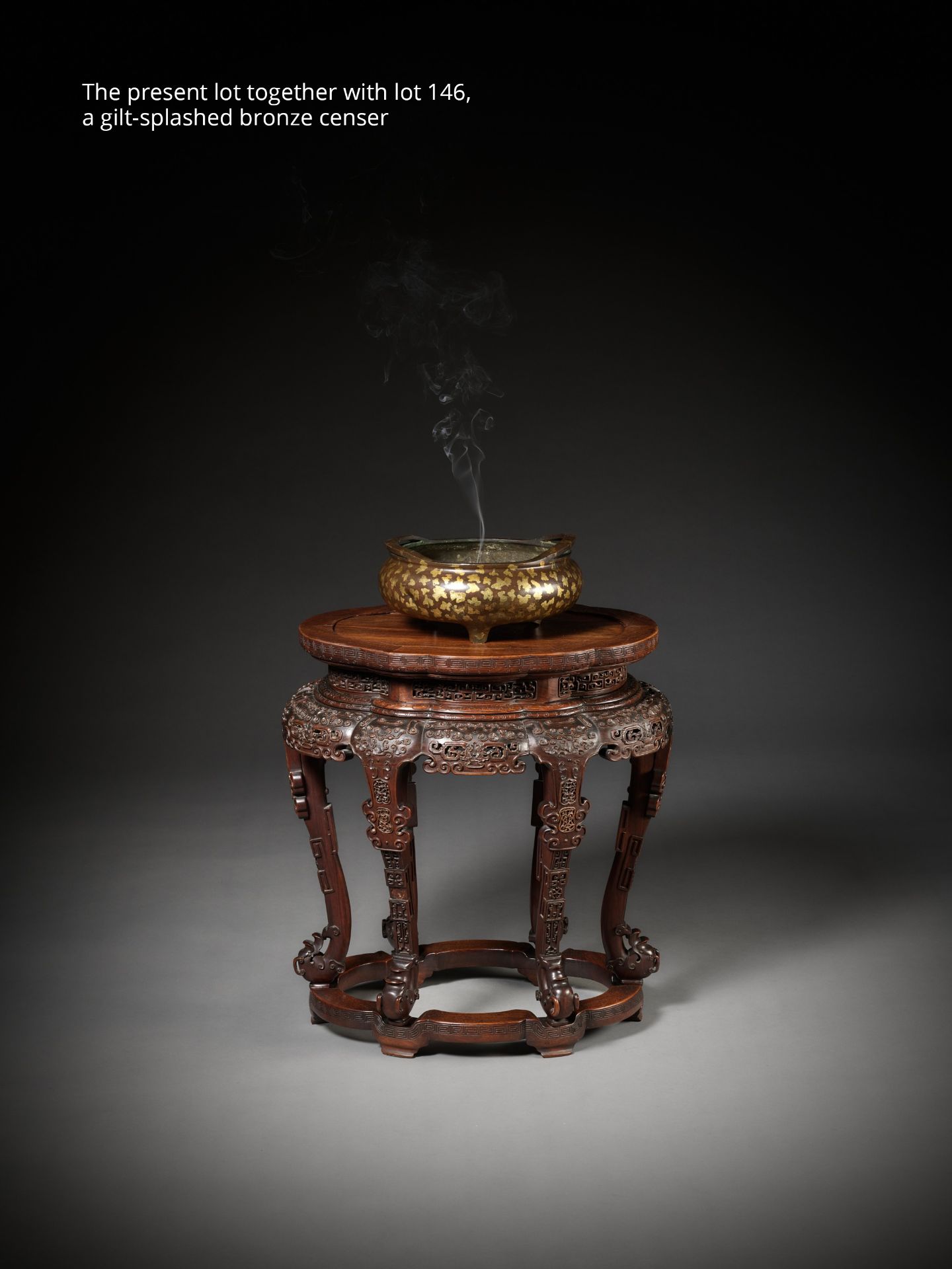 A 'TAOTIE' INCENSE STAND, XIANGJI, QING DYNASTY - Image 16 of 16