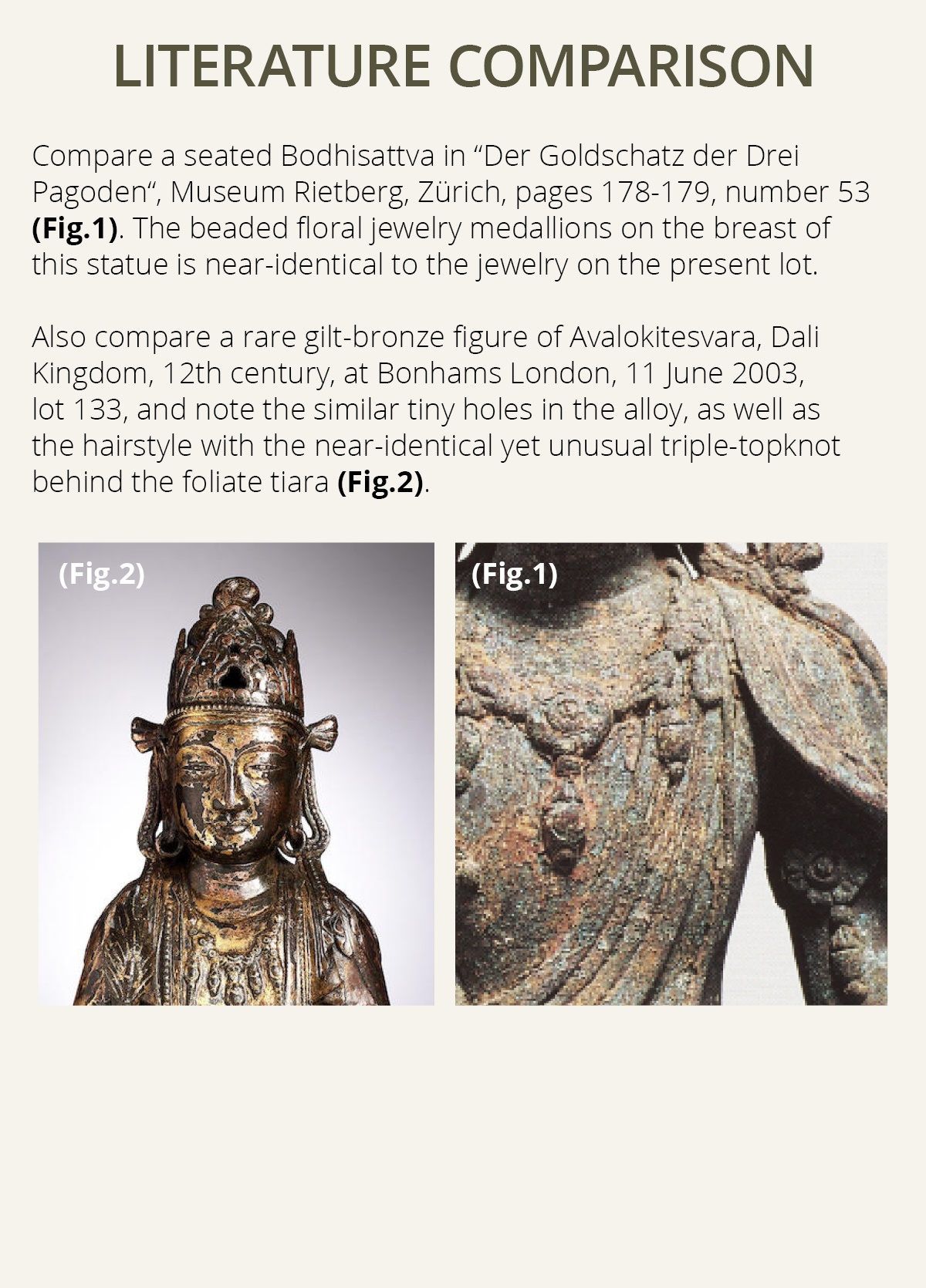 AN EXCEEDINGLY RARE BRONZE FIGURE OF GUANYIN, DALI KINGDOM, 12TH - MID-13TH CENTURY - Bild 5 aus 20