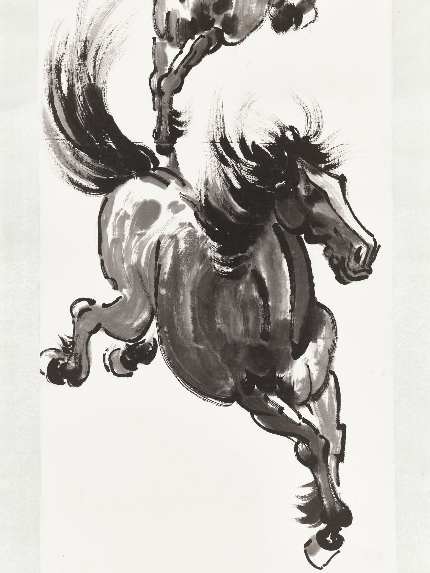 TWO GALLOPING HORSES', BY XU BEIHONG (1895-1953), DATED 1948 - Image 9 of 15