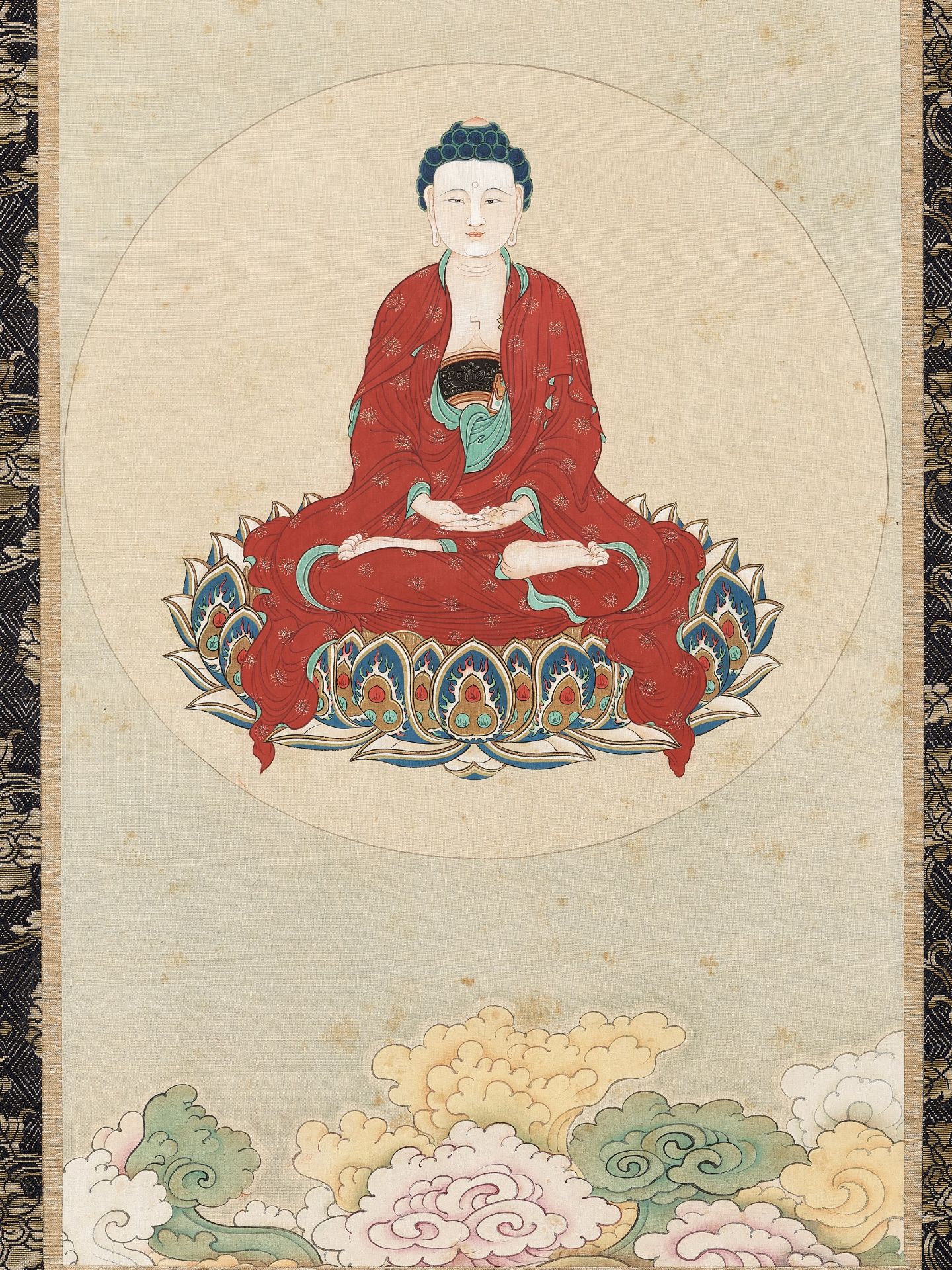 BUDDHA AMITABHA', BY ZHANG DAQIAN (1899-1983) - Image 2 of 11