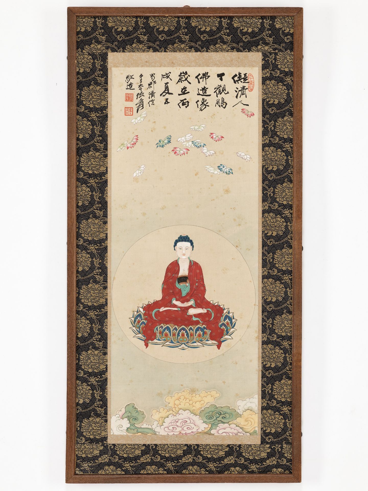 BUDDHA AMITABHA', BY ZHANG DAQIAN (1899-1983) - Image 10 of 11