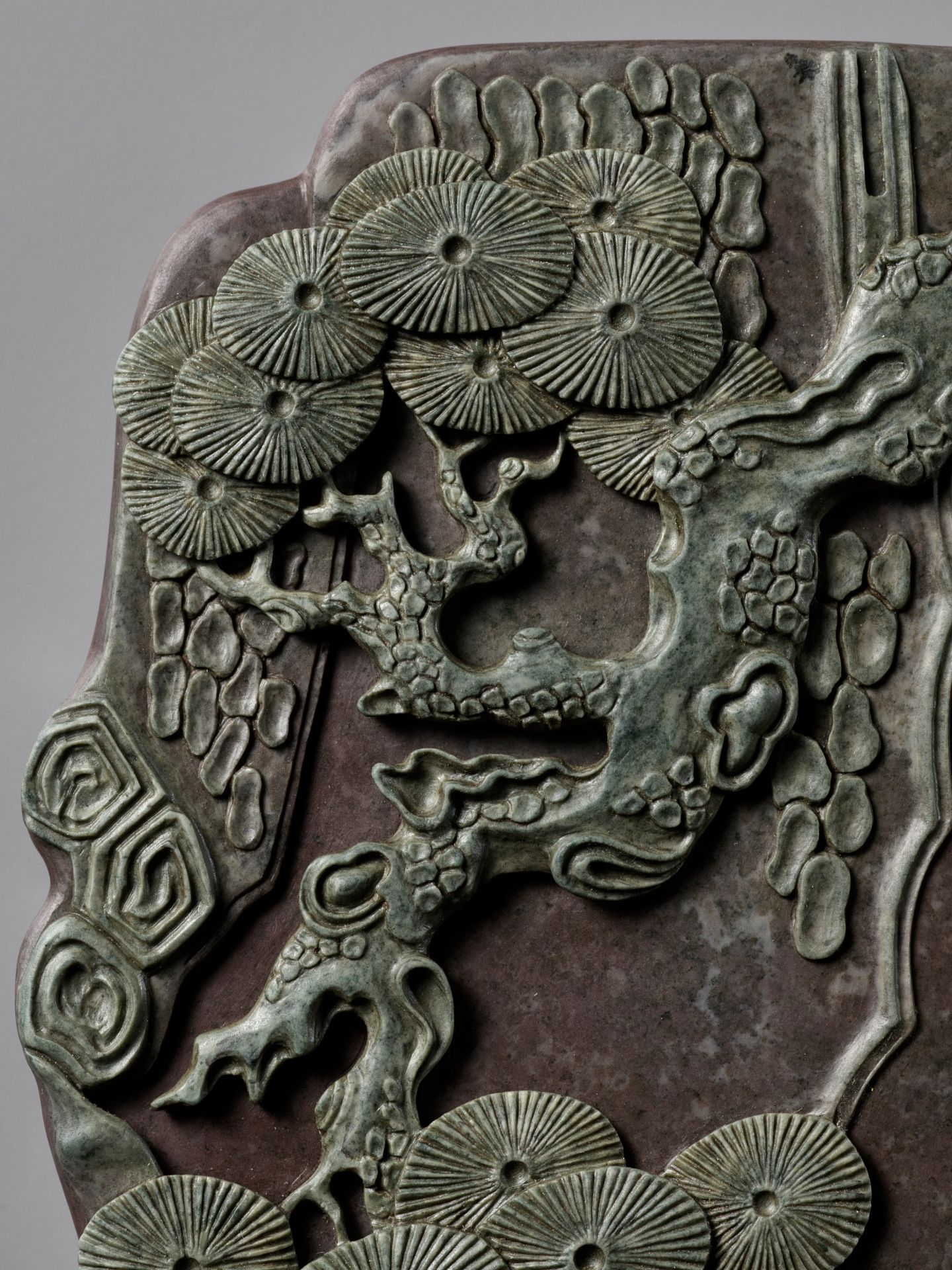 A SONGHUA INK STONE, BOX AND COVER, QIANLONG MARK AND PERIOD - Image 20 of 23