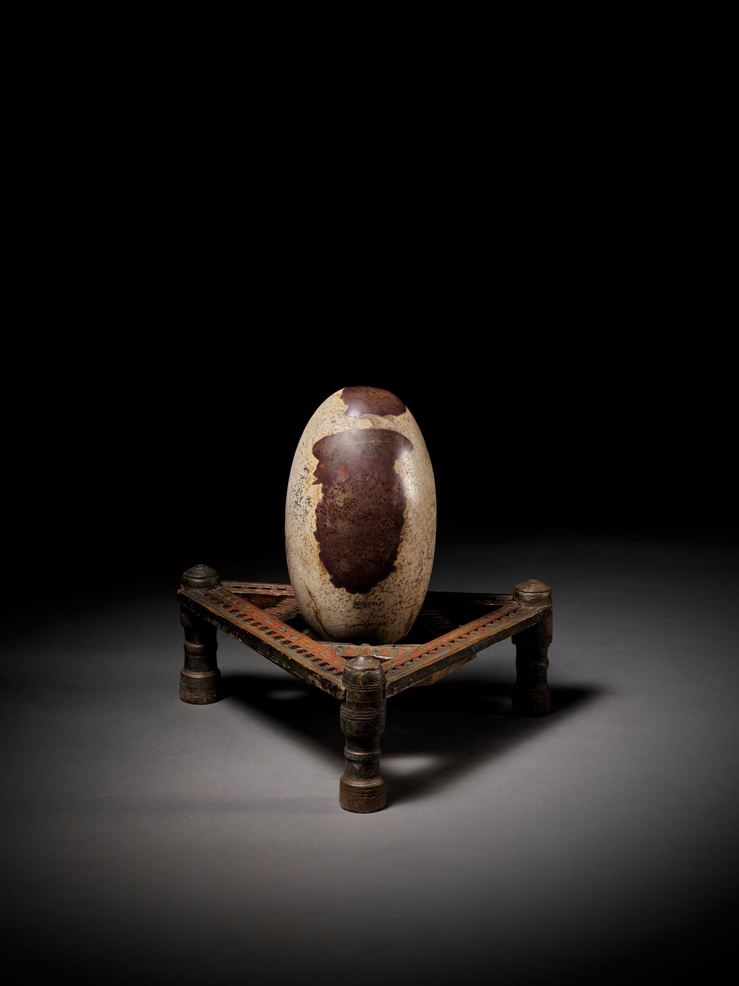 A LARGE AND MASSIVE 'COSMIC EGG', BRAHMANDA, INDIA, 19TH CENTURY - Image 9 of 9