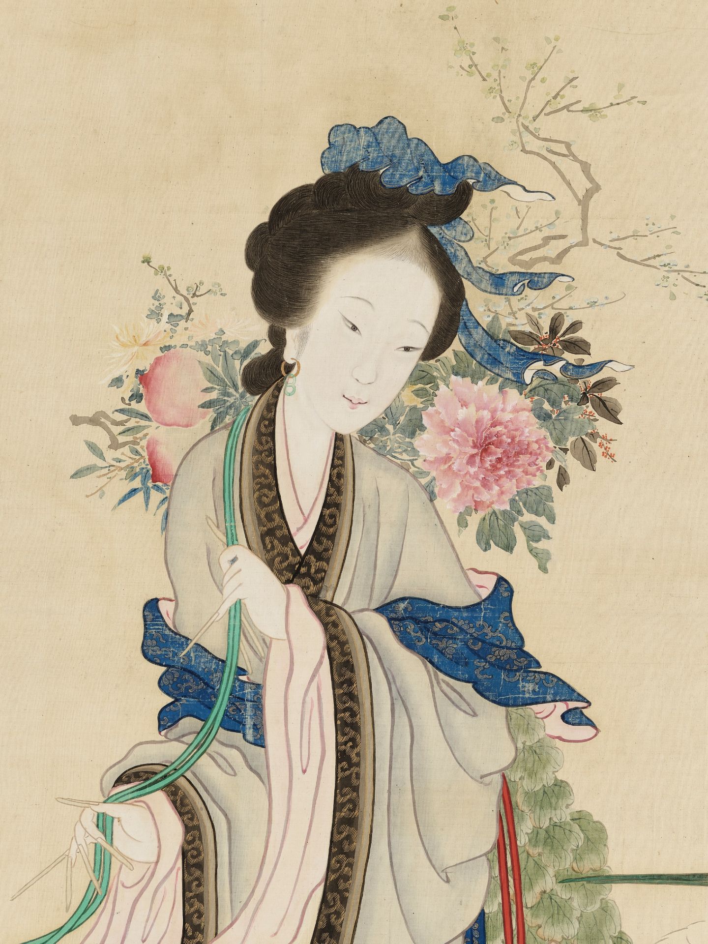 MAGU AND CRANE', FOLLOWER OF GAI Q (1773-1828), DATED 1843 - Image 3 of 10