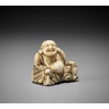 YOSHIMASA: AN IVORY NETSUKE OF HOTEI