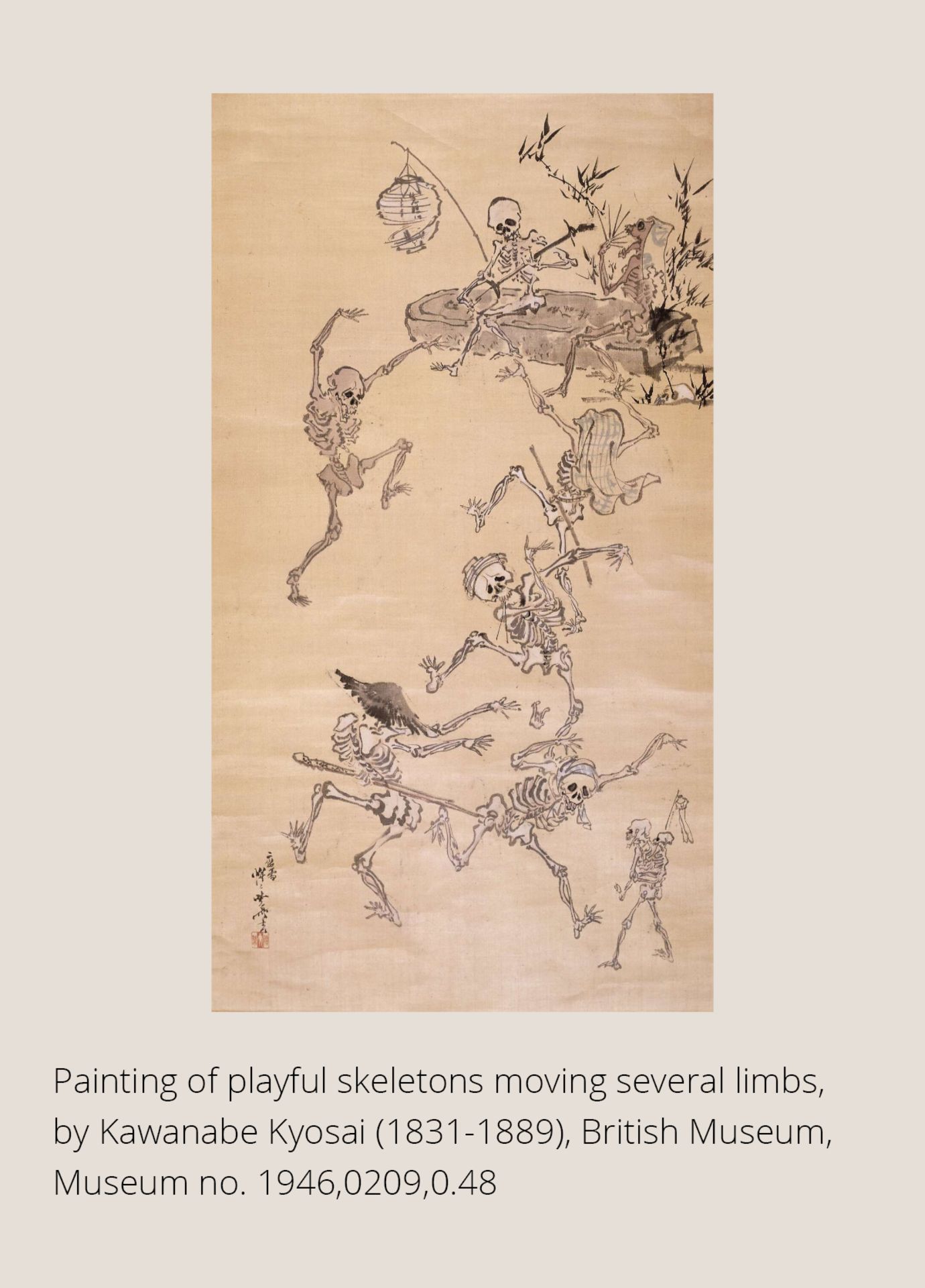 MUNEKAZU: AN EXCEPTIONALLY RARE AND HIGHLY IMPORTANT IRON JIZAI OKIMONO OF A HUMAN SKELETON - Image 12 of 31
