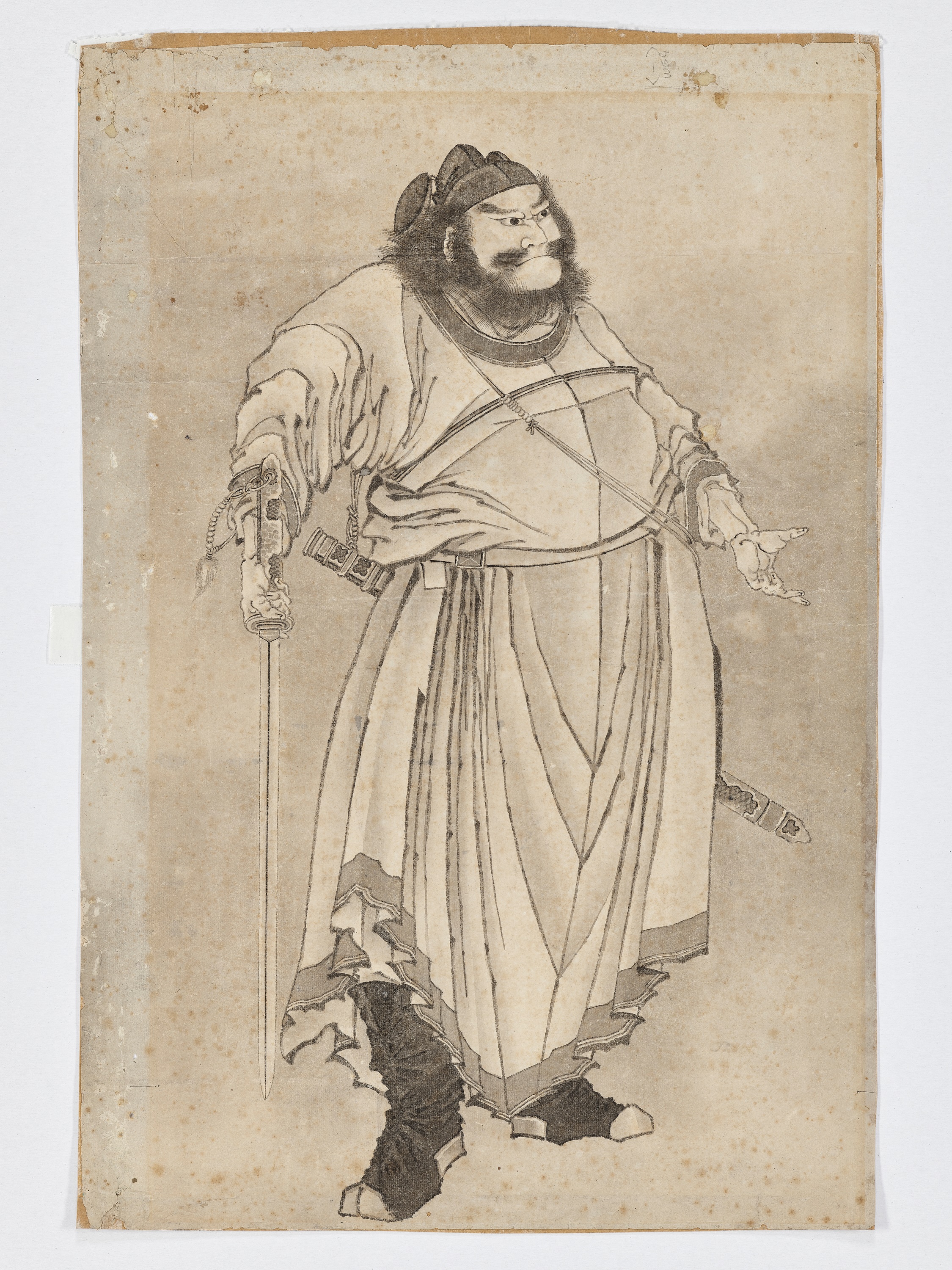 A PAINTING OF SHOKI, MUROMACHI TO EARLY EDO - Image 7 of 10