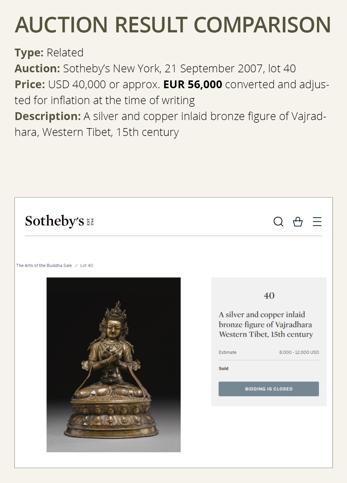 A GILT COPPER-ALLOY FIGURE OF VAJRADHARA, 15th-16TH CENTURY OR EARLIER - Image 5 of 13