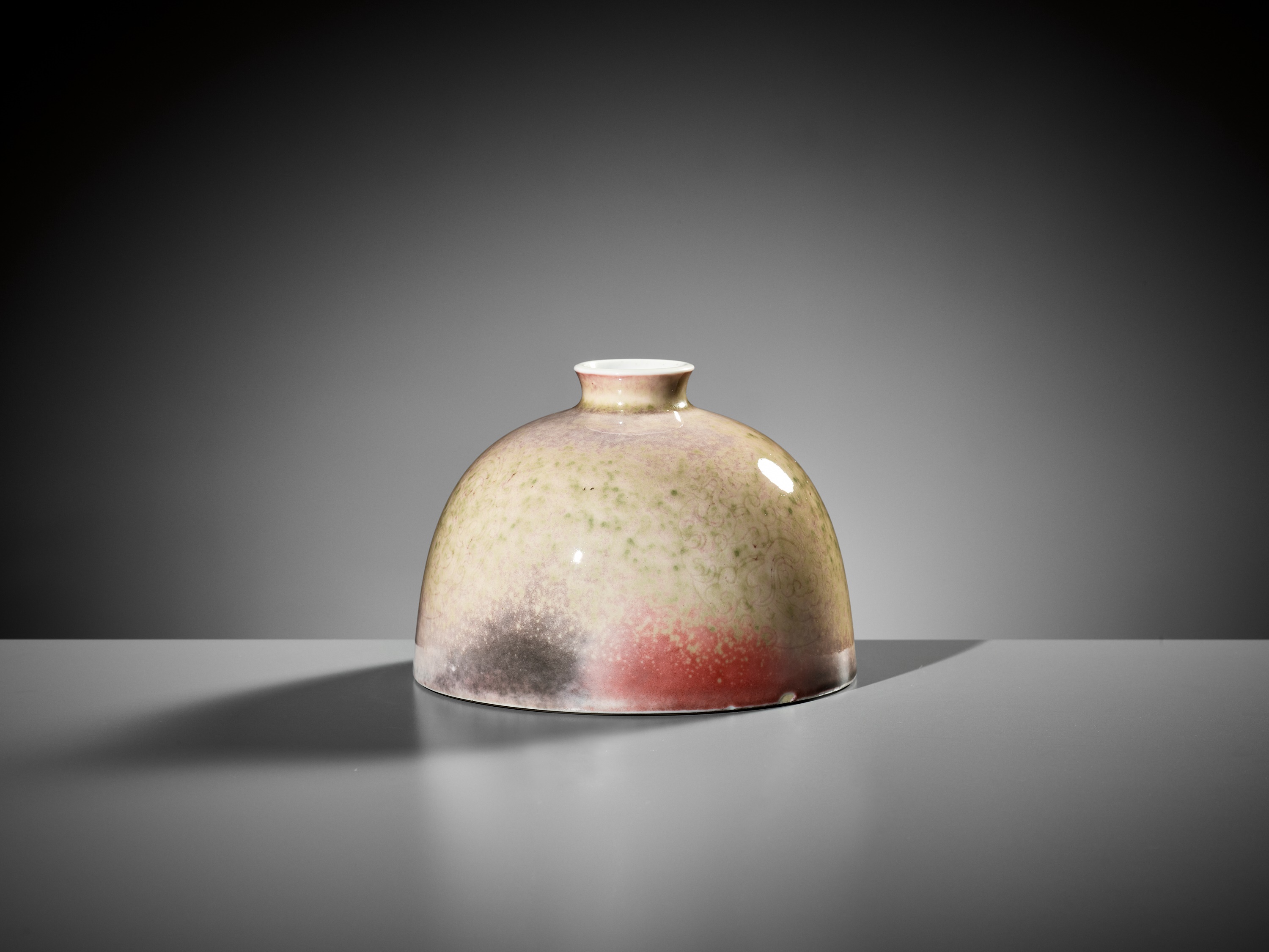 A PEACHBLOOM-GLAZED BEEHIVE WATERPOT, TAIBO ZUN, 19TH TO EARLY 20TH CENTURY - Image 7 of 13