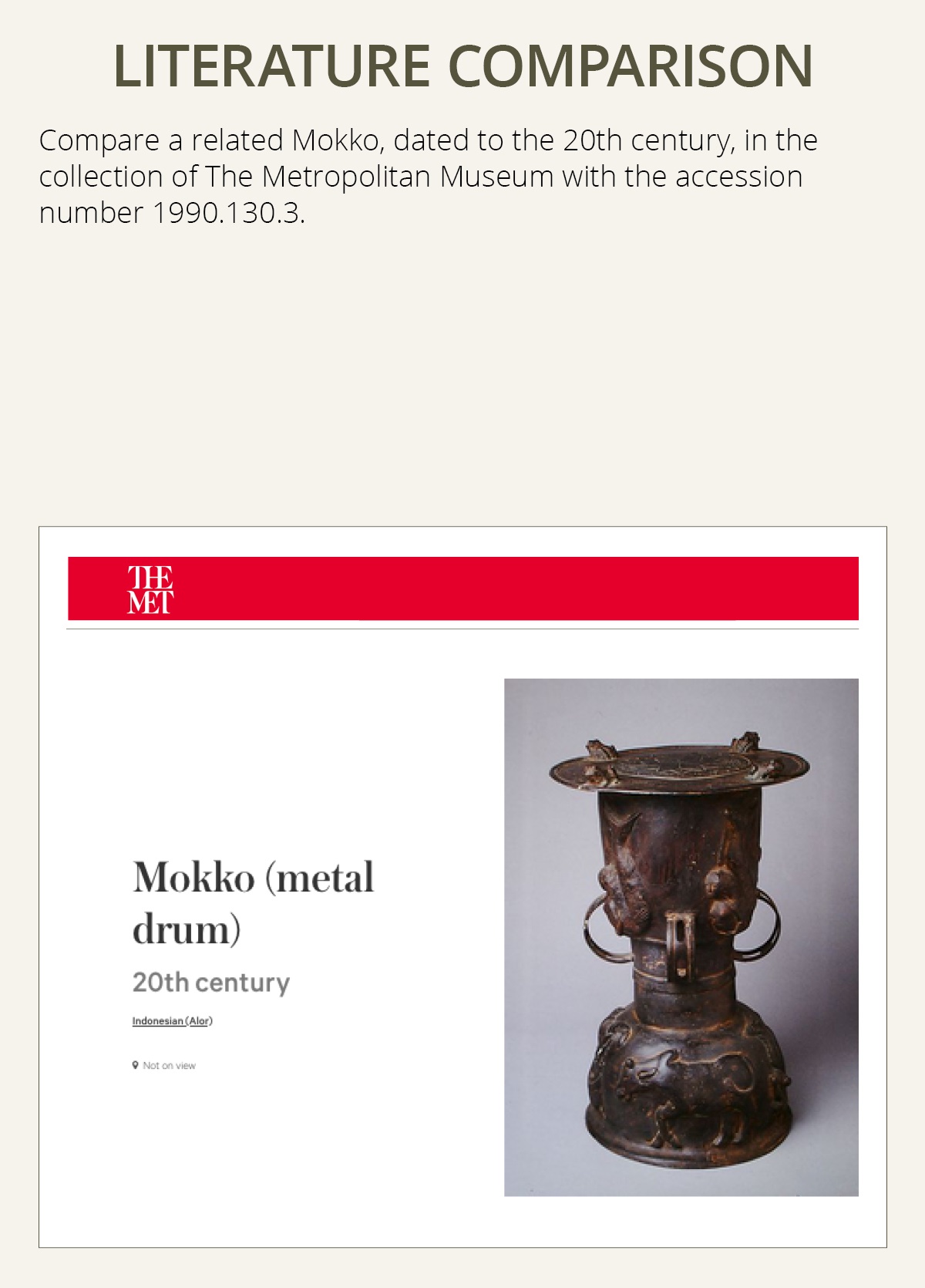 A BRONZE DRUM, MOKKO, 19TH CENTURY - Image 6 of 11