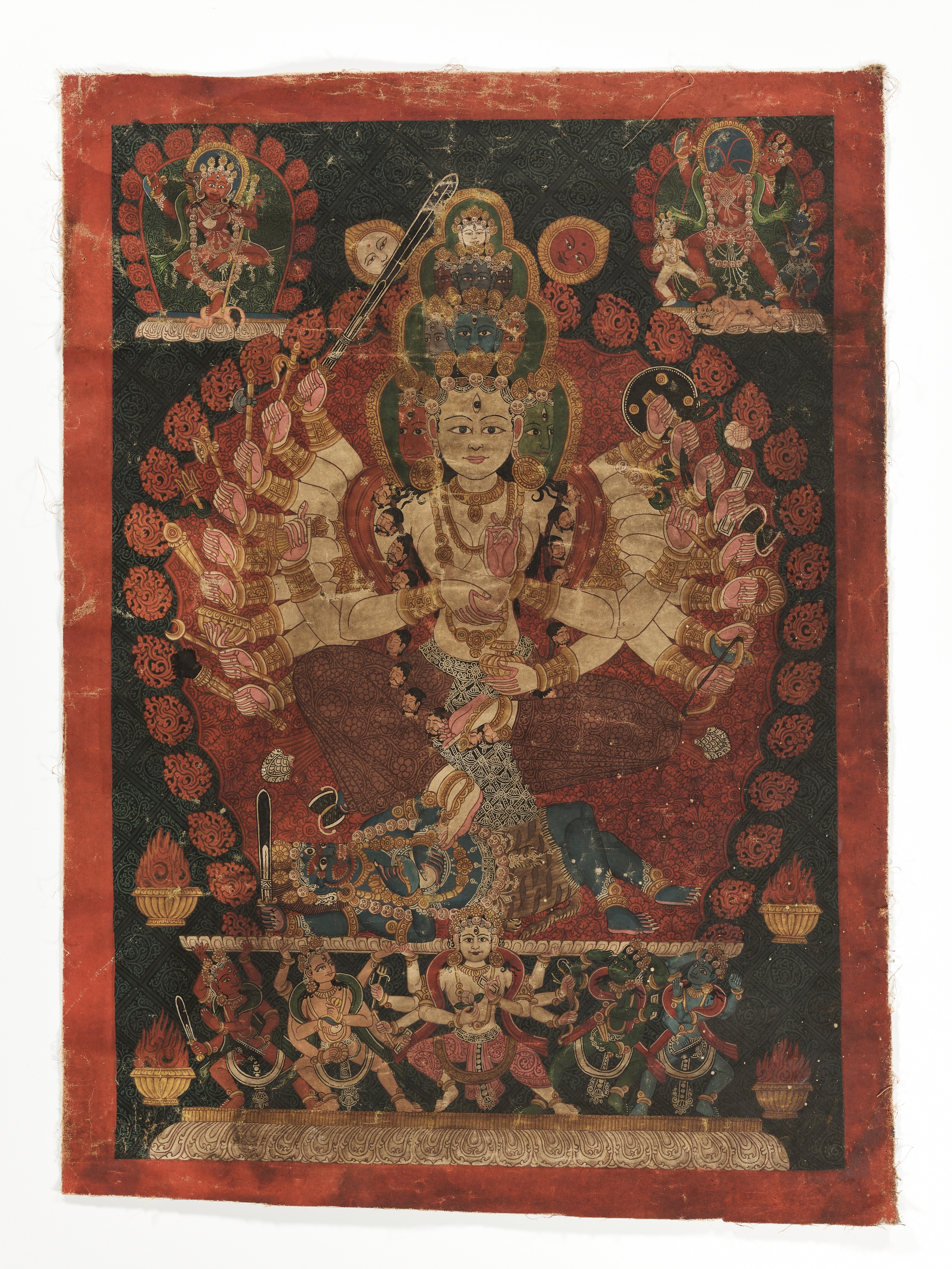 A THANGKA OF SIDDHA LAKSHMI, 17TH-18TH CENTURY - Image 2 of 8