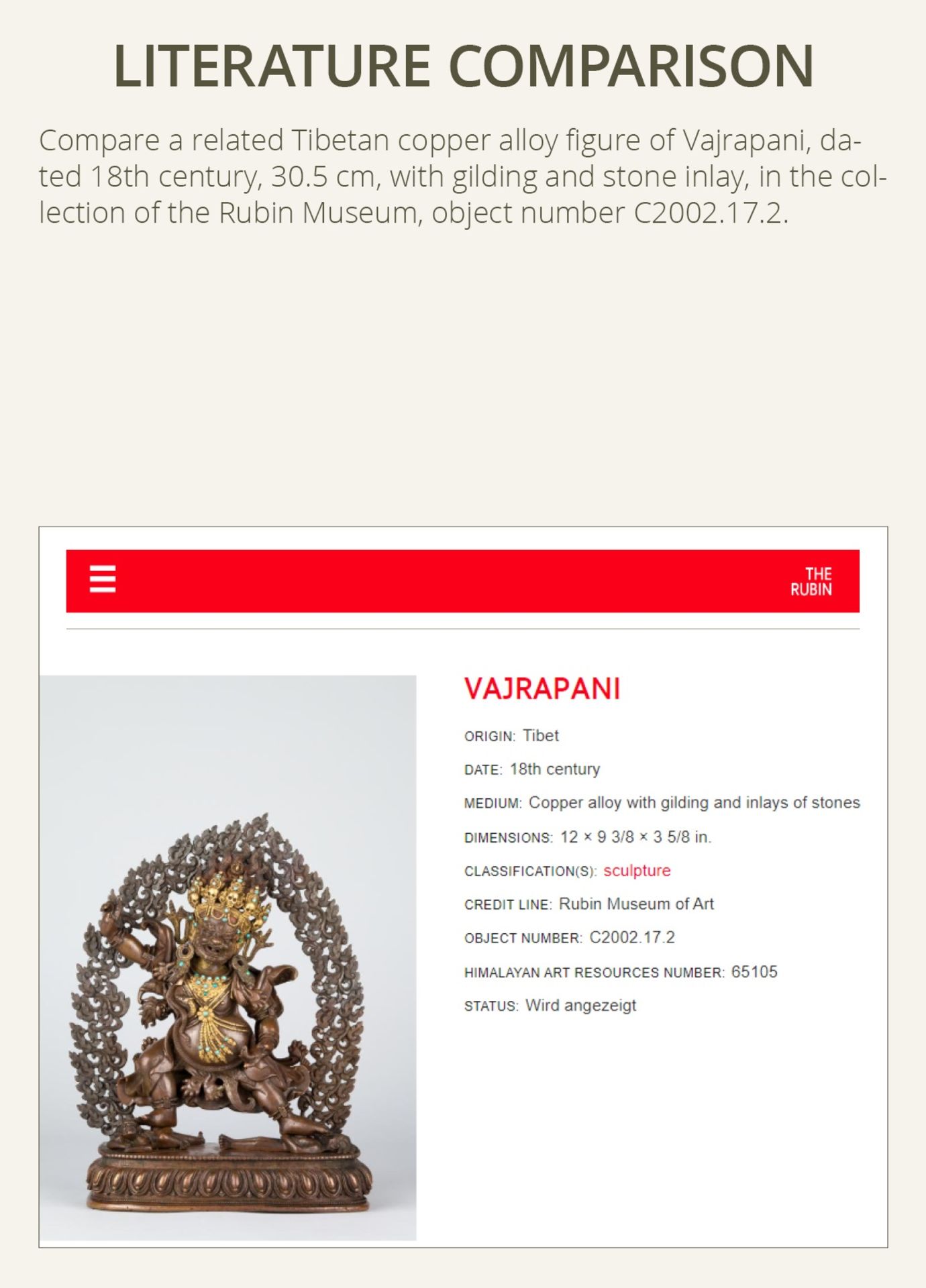 A COPPER ALLOY FIGURE OF VAJRAPANI - Image 4 of 10