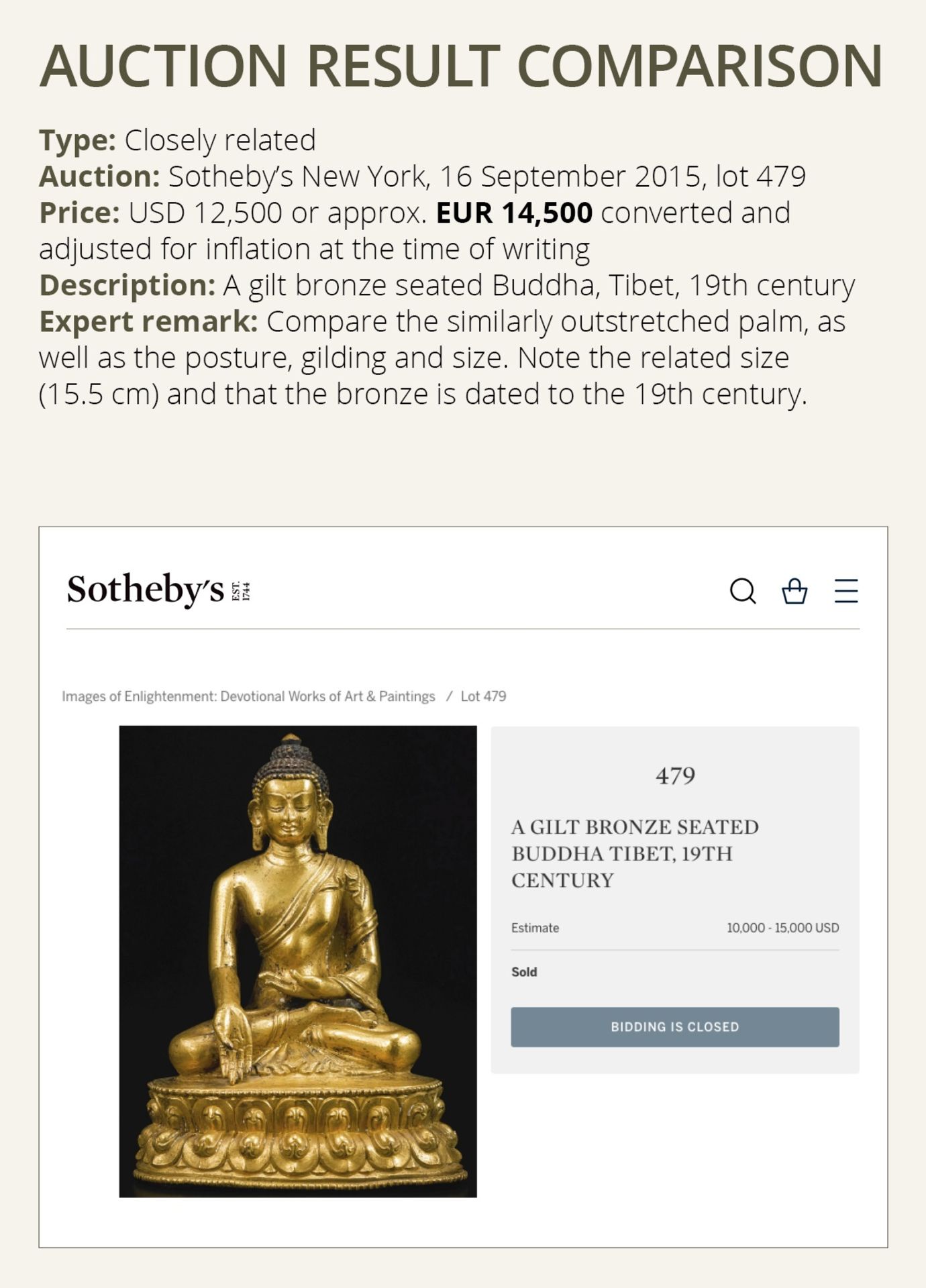 A GILT BRONZE FIGURE OF RATNASAMBHAVA, TIBET, 18TH CENTURY - Image 4 of 10