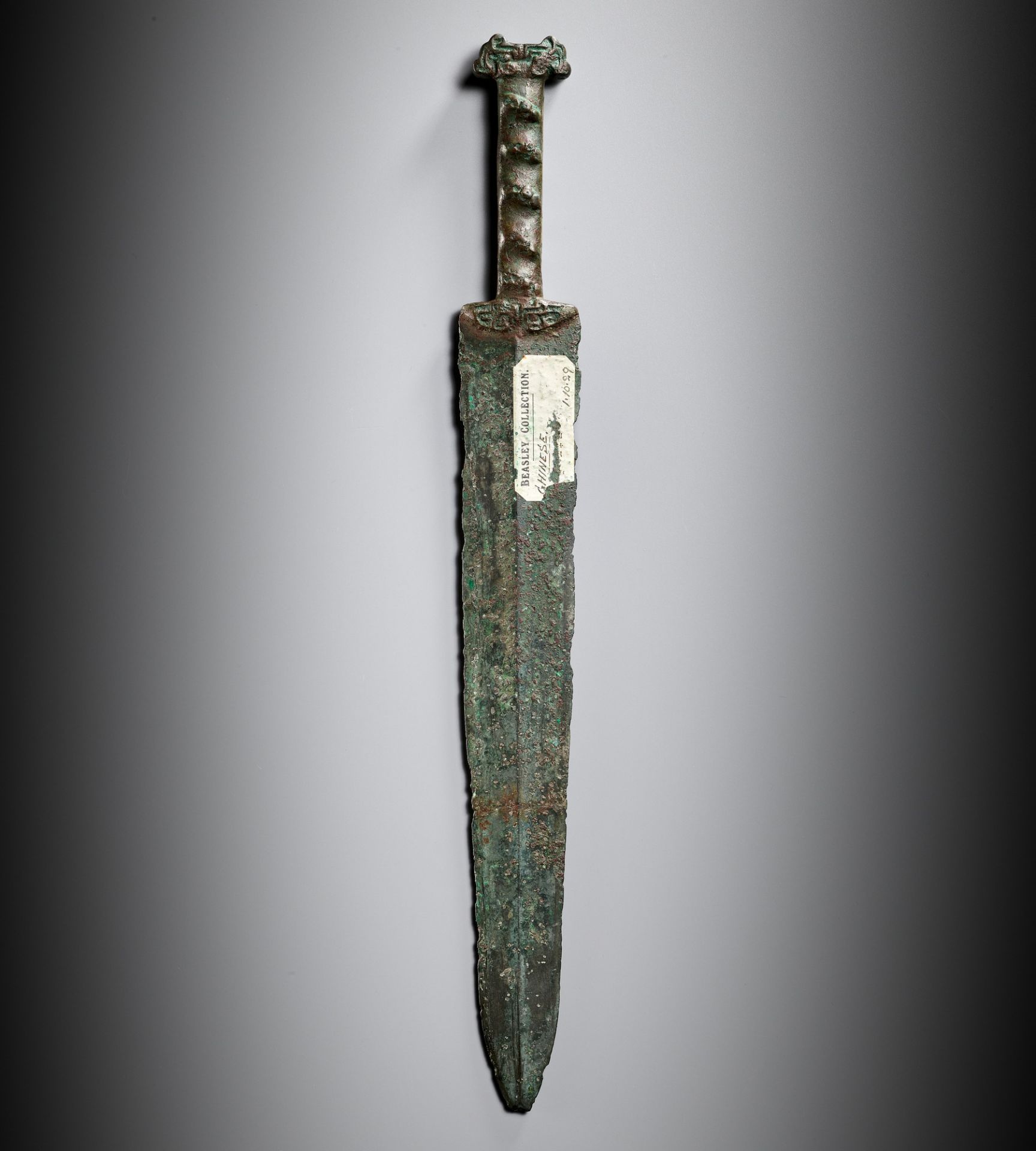 A RARE BRONZE SWORD, JIAN, WARRING STATES PERIOD