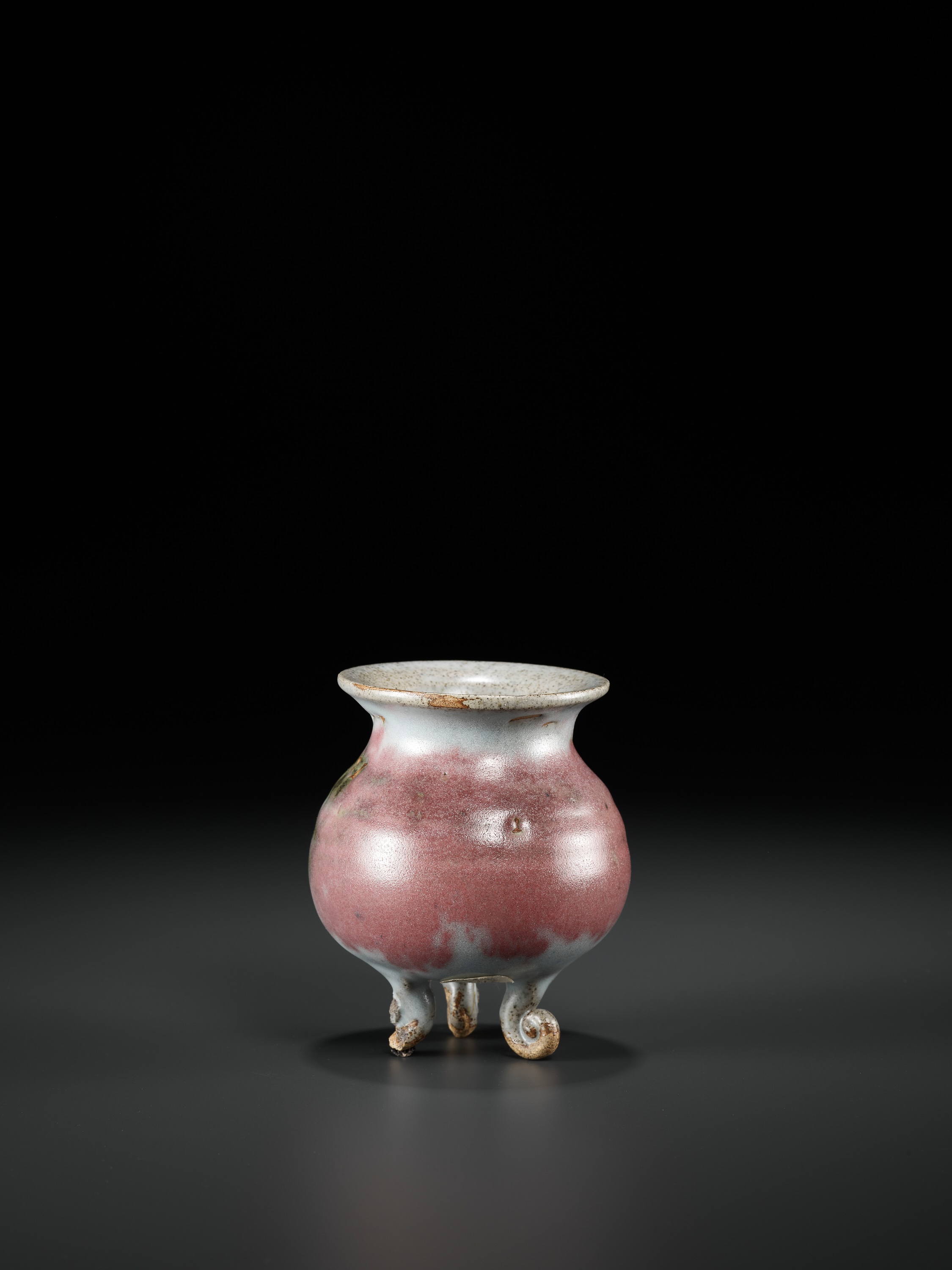 A JUN PURPLE-SPLASHED TRIPOD CENSER, NORTHERN SONG TO YUAN DYNASTY - Image 6 of 11