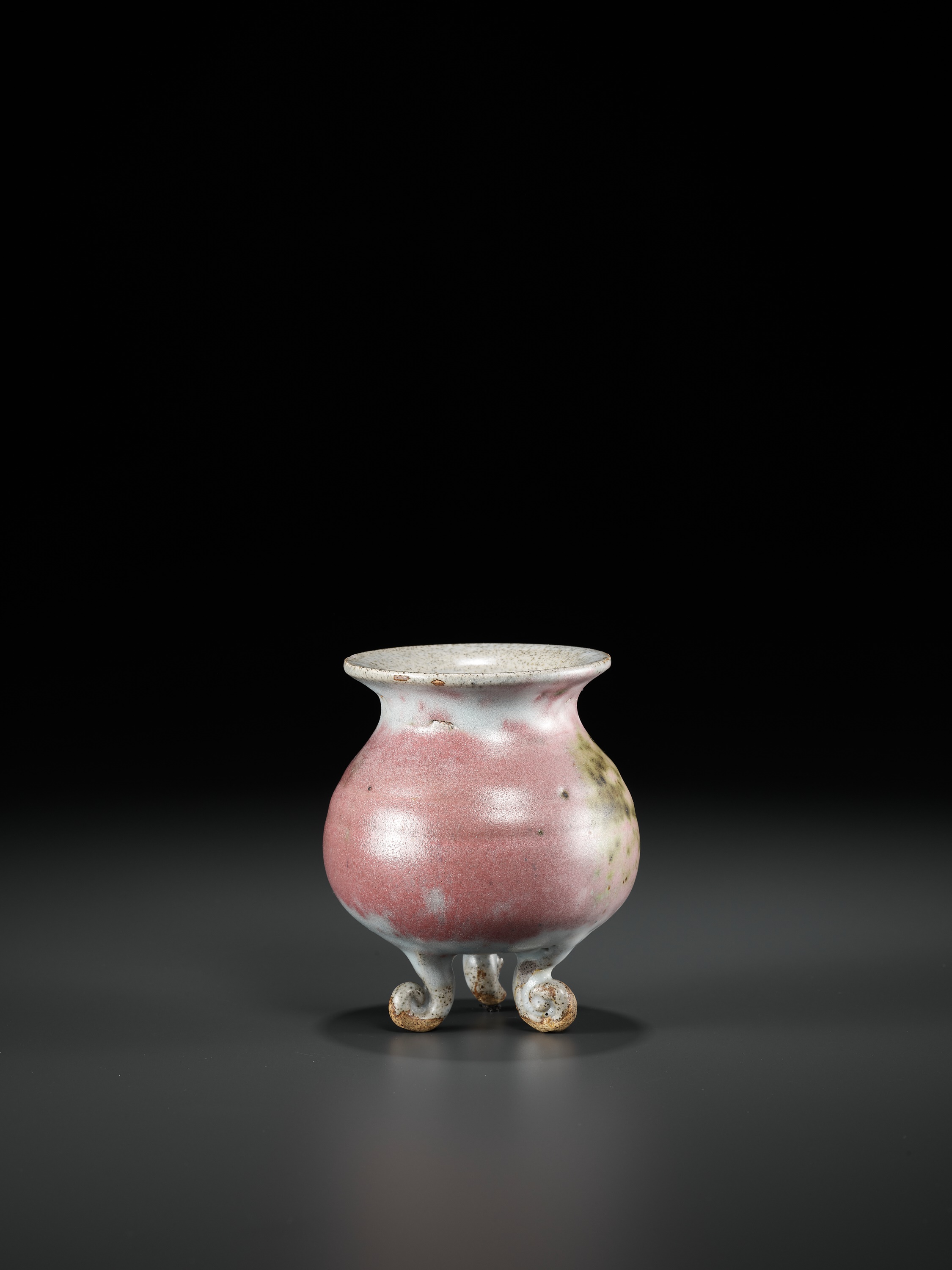 A JUN PURPLE-SPLASHED TRIPOD CENSER, NORTHERN SONG TO YUAN DYNASTY - Image 8 of 11