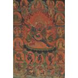 A THANGKA OF GURU DRAGPO, 18TH-19TH CENTURY