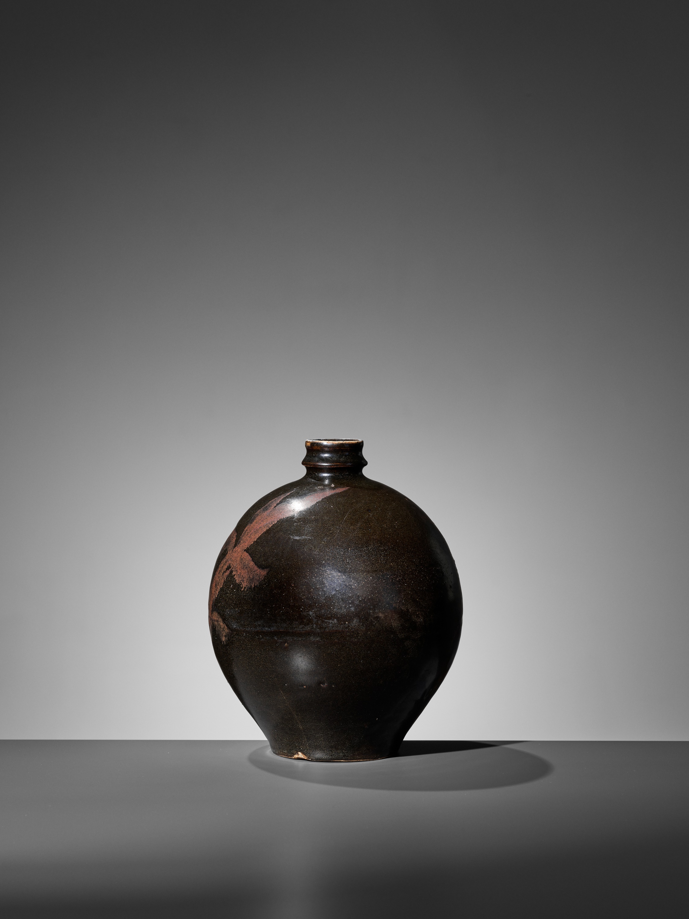 A RUSSET-PAINTED BLACK-GLAZED HENAN JAR, JIN TO YUAN DYNASTY - Image 3 of 8