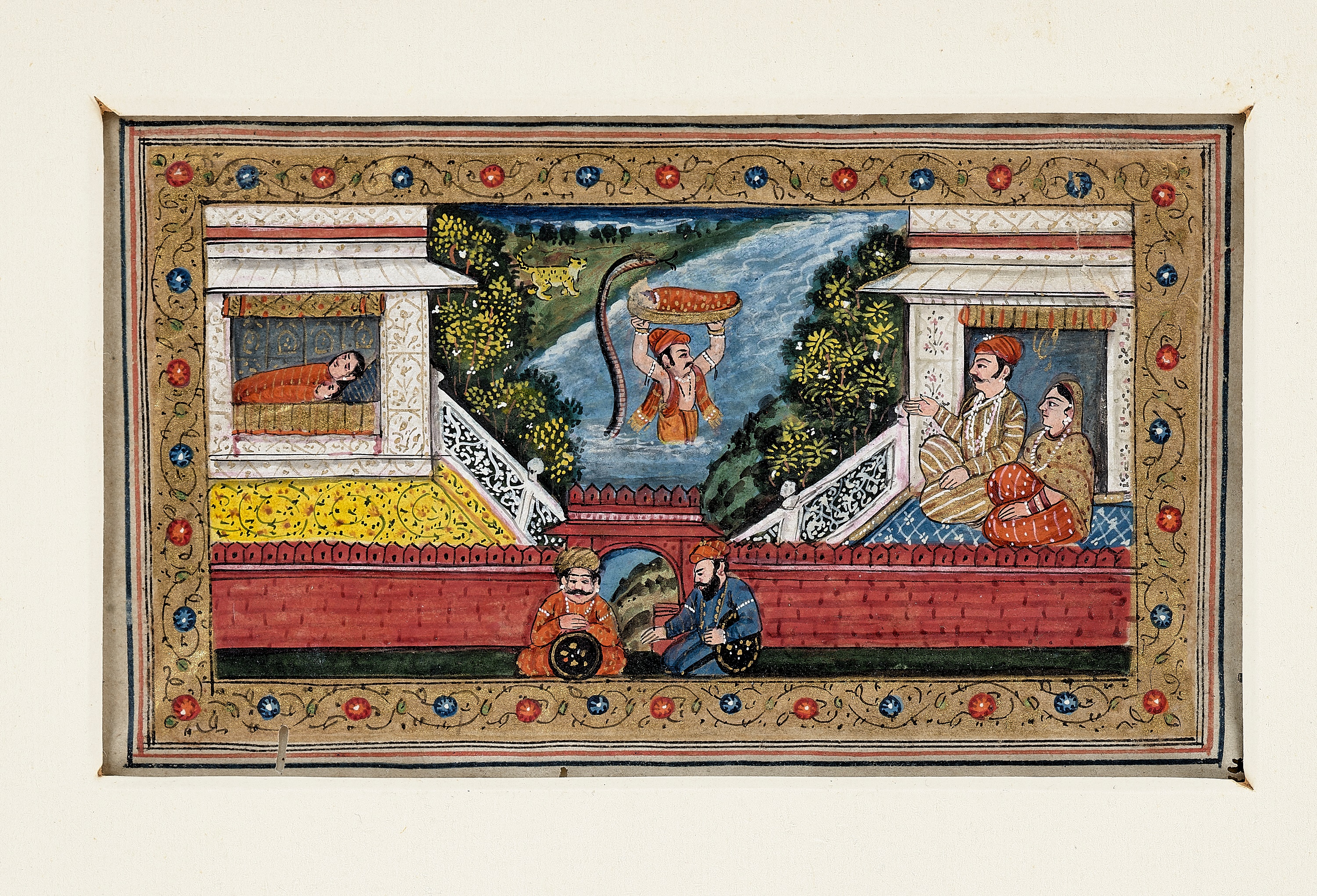 A RARE GROUP OF 27 FOLIOS FROM A MANUSCRIPT, KASHMIR 18TH CENTURY - Image 11 of 20