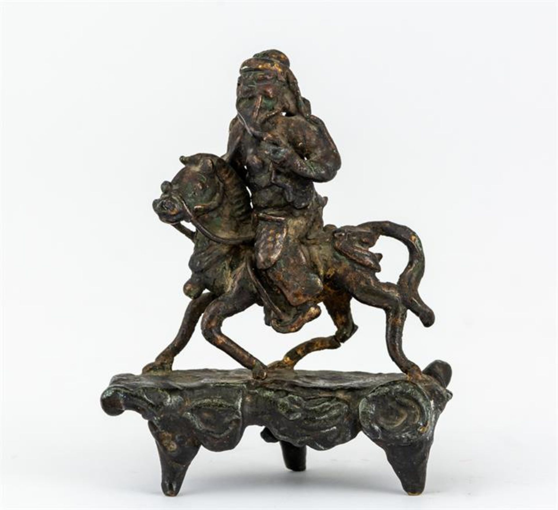 GENERAL GUAN YU AUF PFERD REITEND