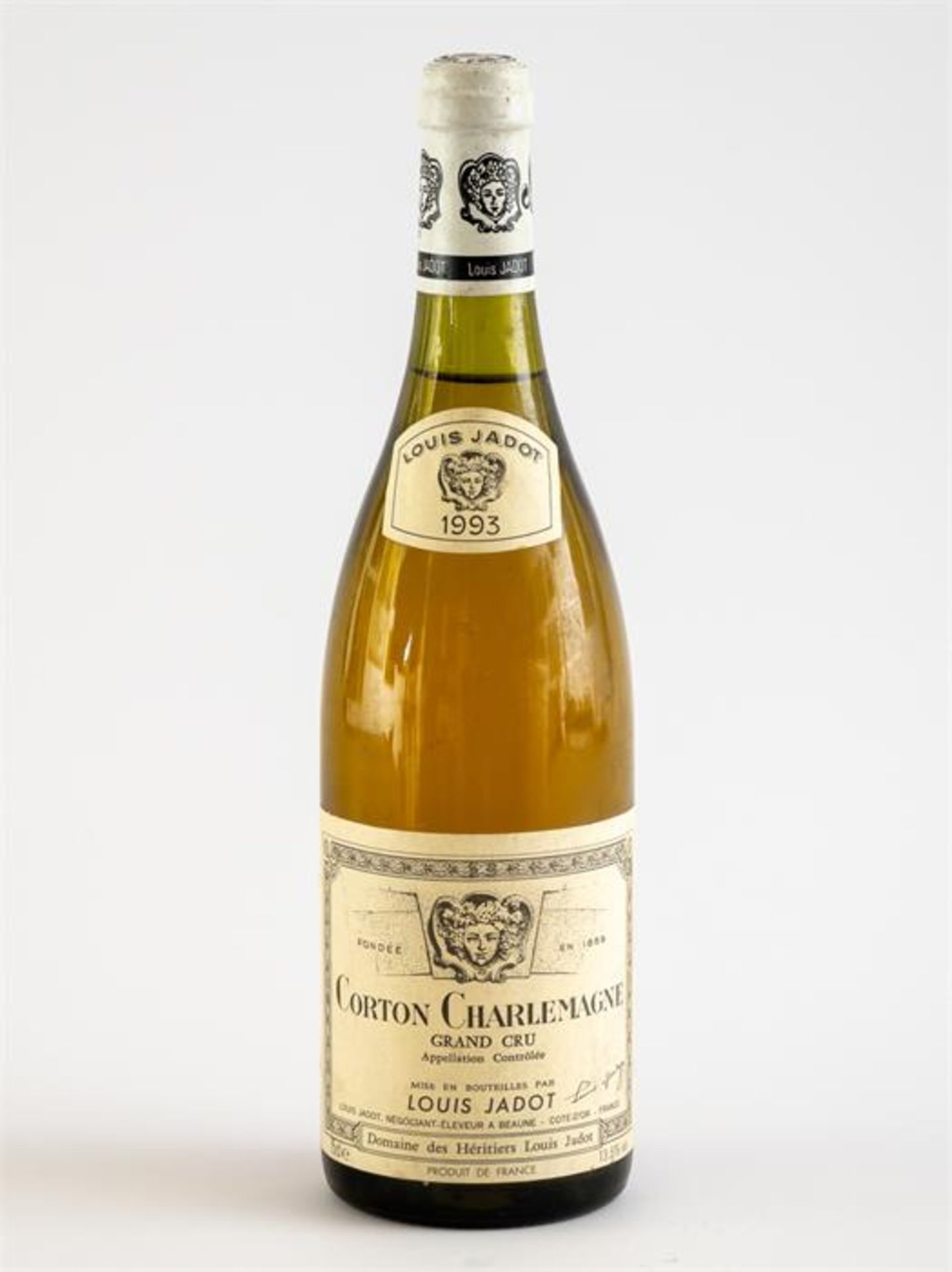 1 FLASCHE CORTON CHARLEMAGNE GRAND CRU 1993