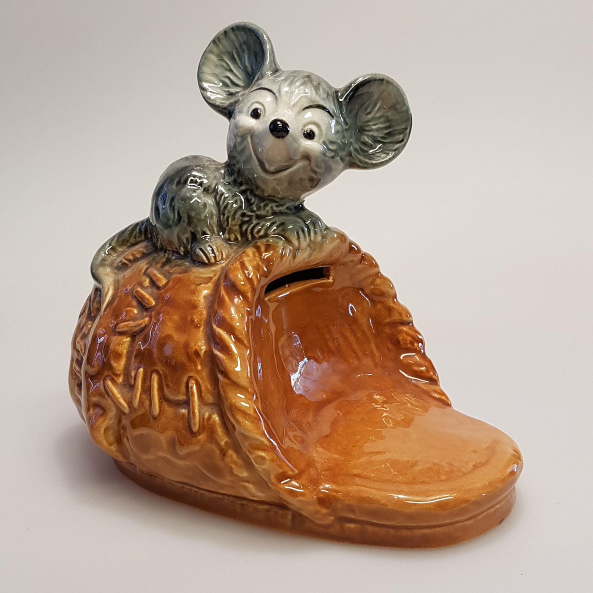 Goebel Maus, Spardose, H: 14 cm