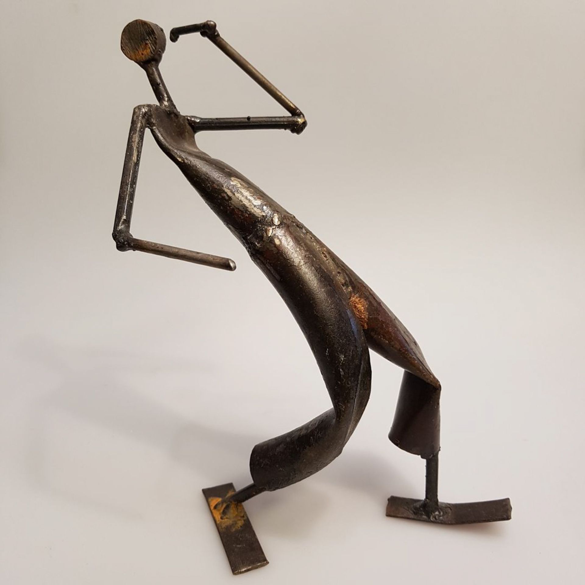 Figur, stilisiert, modern, H: 22 cm, Bronze