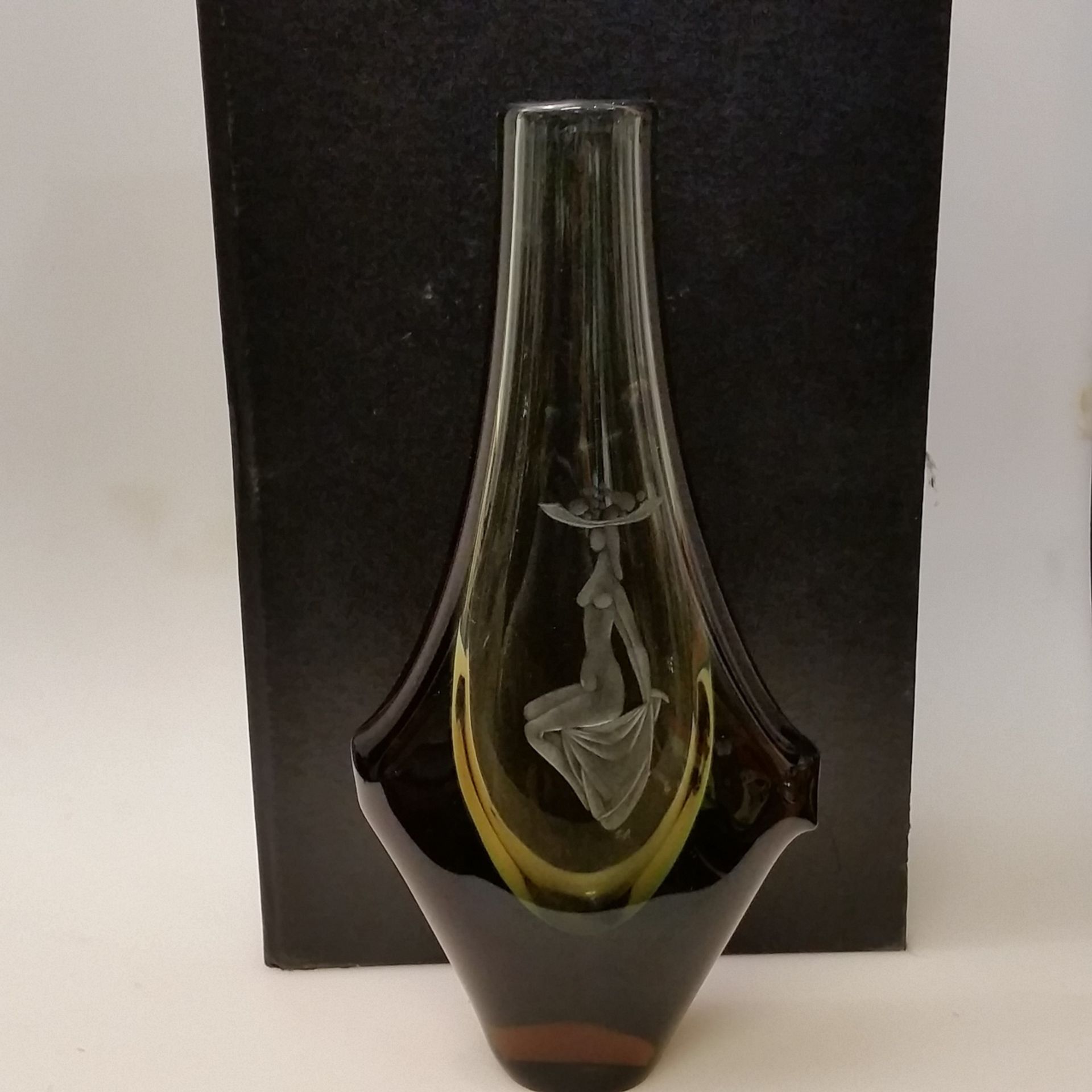 Vase mit Frauenakt Tockstein Jindrich, G: 28 cm, 1914 - 1975