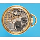 Elgin Natl. Watch Co., "B.W.Raymond", American pocket watch with power reserve