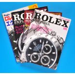 Begin, BB Books, 4 Japanische Bücher über Rolex- Armbanduhren, japanisch/ englisch, viele Farb- und 