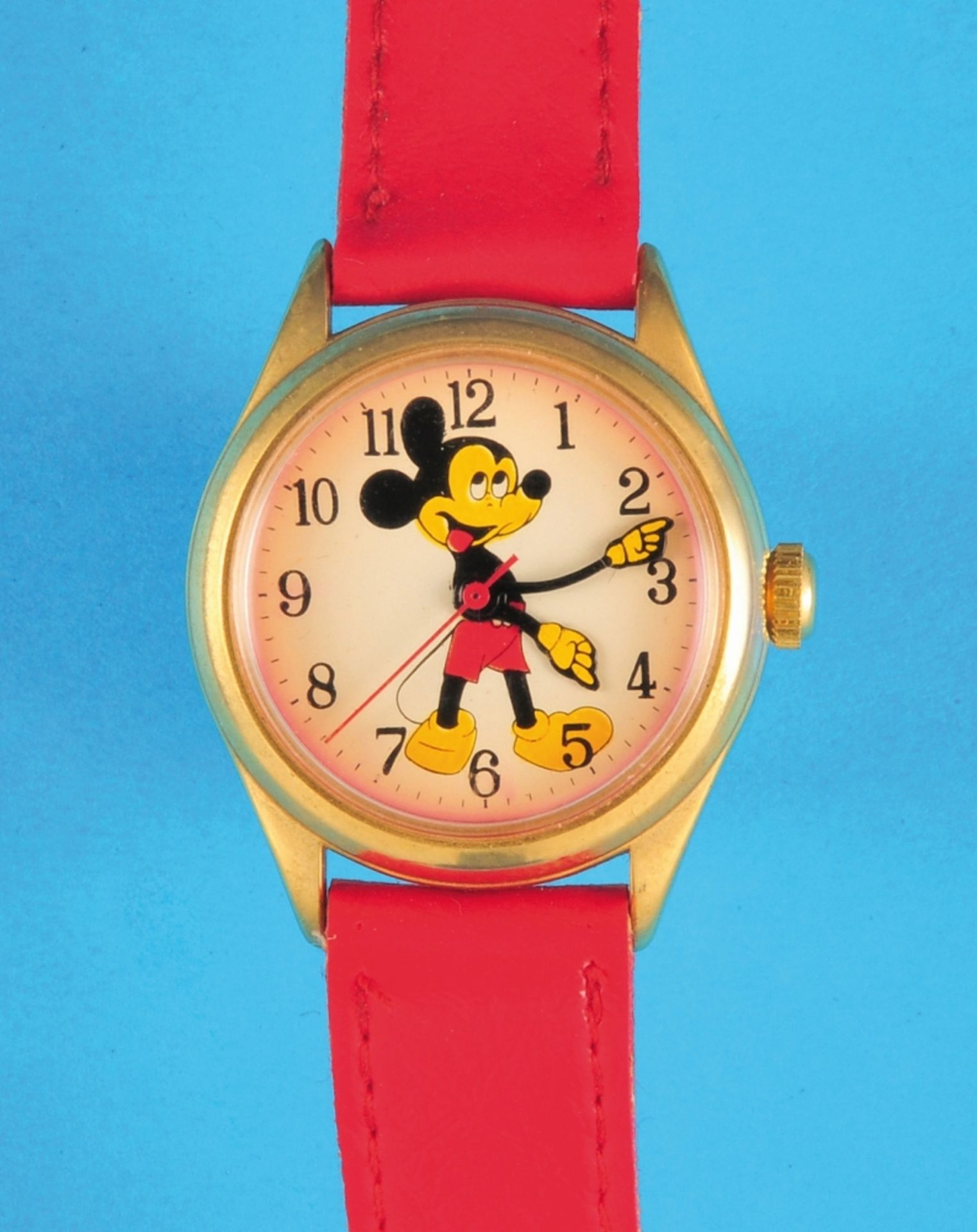Mickey Mouse children's Wristwatch with Central Second