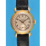 Gold-plated Invicta wristwatch with Triple-Calendar