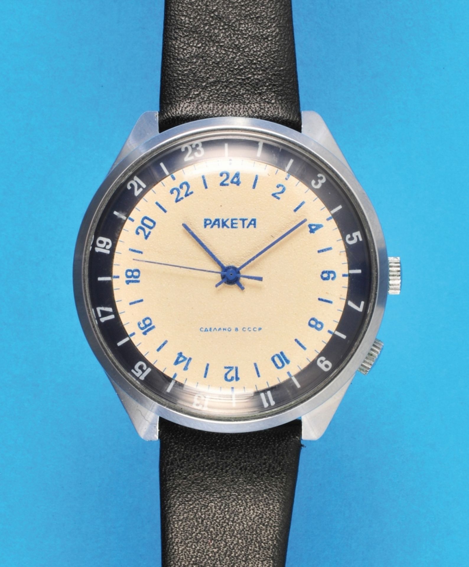 Raketa, Russian wristwatch with 24- hour dial