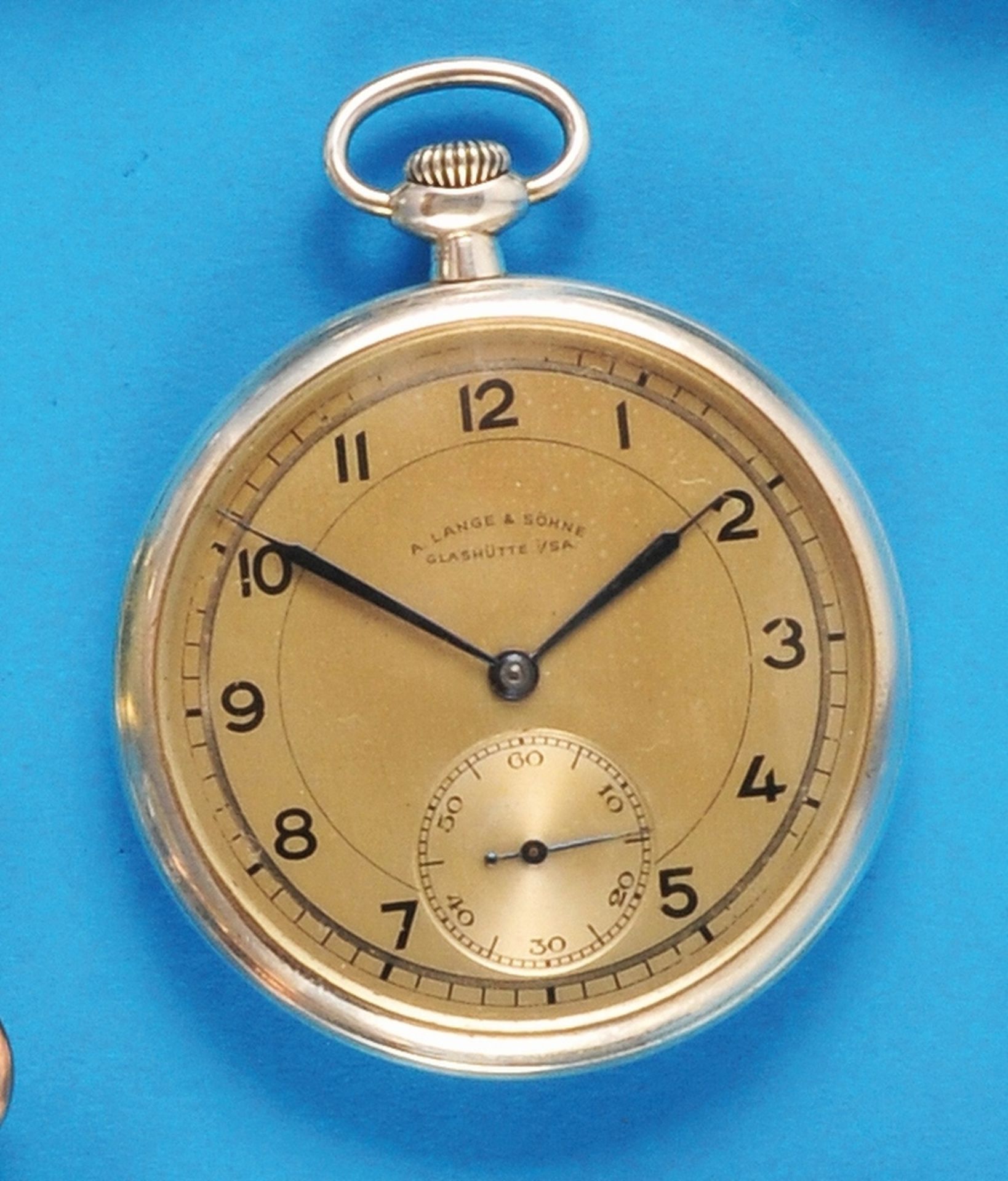 Silver tailcoat clock, A. Lange & Söhne - Bild 2 aus 2