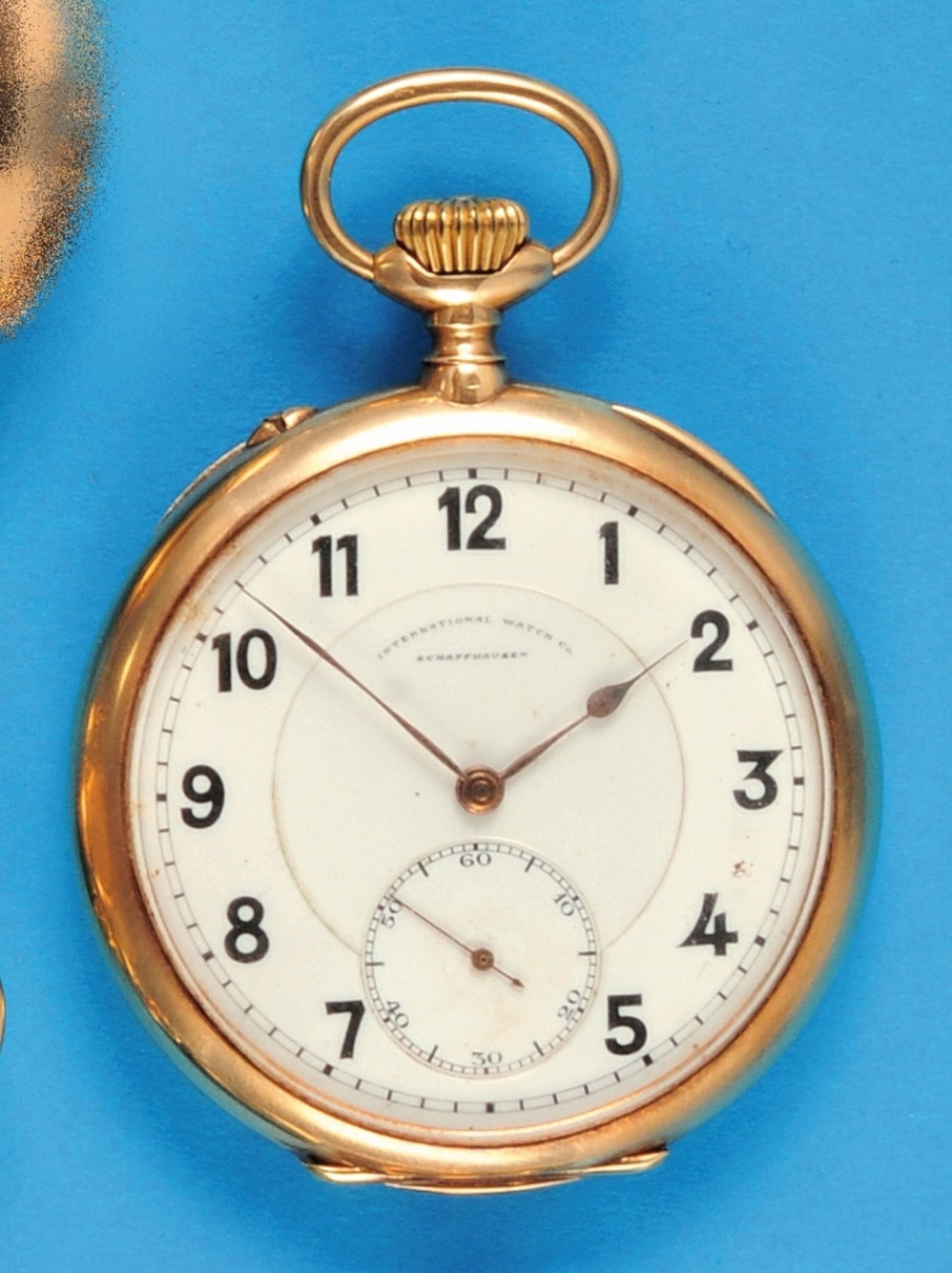 IWC, International Watch Co., Schaffhausen, "Quality Extra", very rare gold pocket watch - Bild 2 aus 2