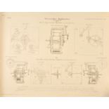 2 großformatige Drucke aus „Zum Gewerbeblatt für den Schwarzwald 1855“, Tafel XI, Schwarzwälder Zugf