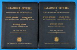 Offizieller Katalog der Ersatzteile der Schweizer Uhr, Bände 1 und 2, Band 1
