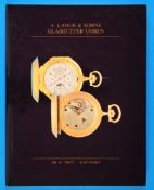 Dr. H. Crott, A. Lange & Söhne, Glashütter Uhren, Katalog von 1991