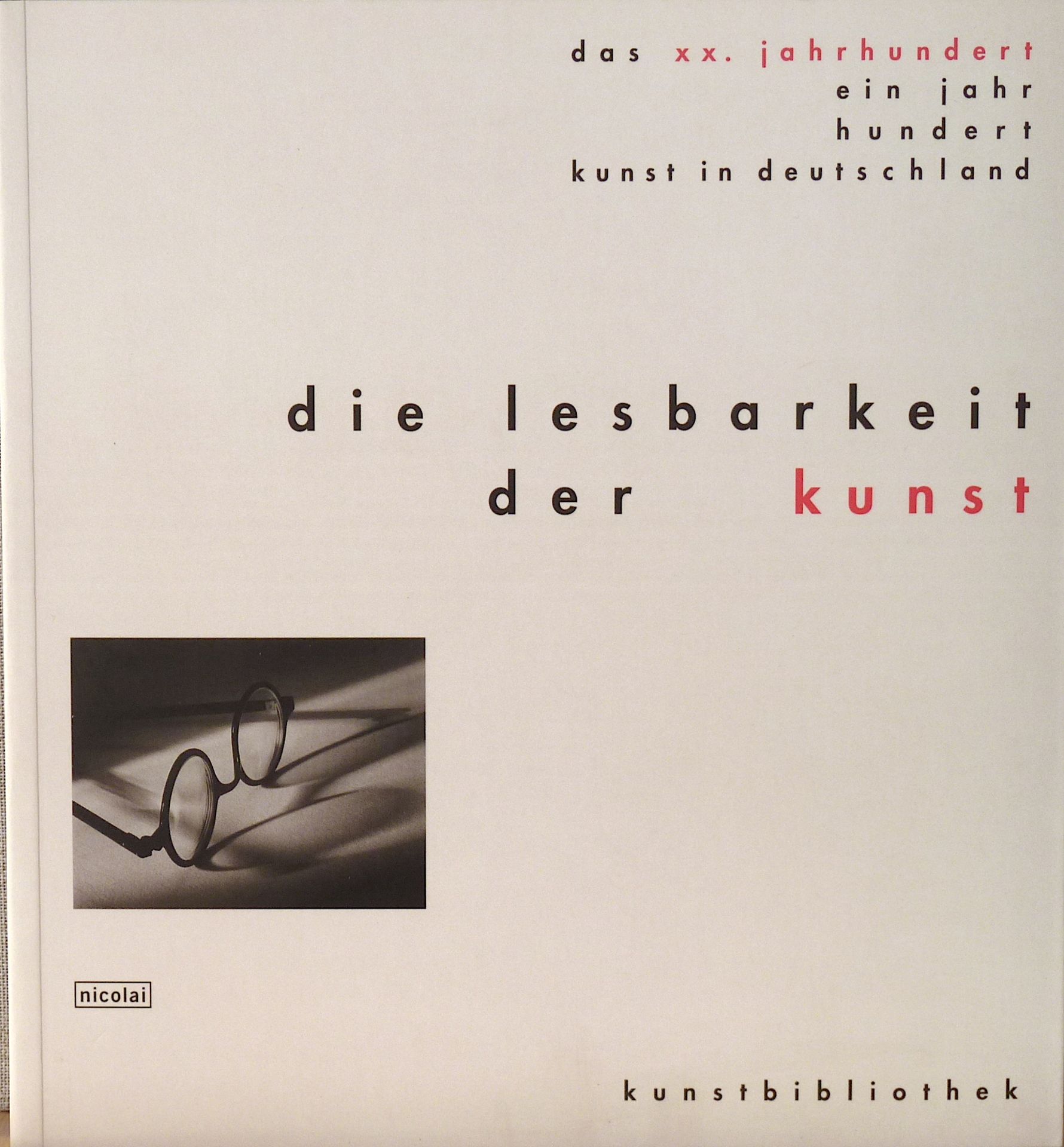 EVERS, BERND: "Die Lesbarkeit der Kunst", 1999