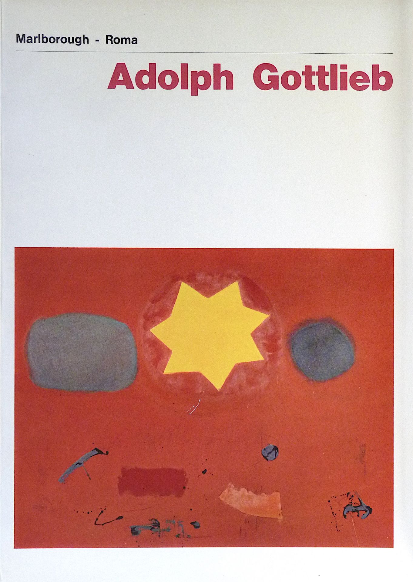 GOTTLIEB, ADOLPH: "Adolph Gottlieb", 1970