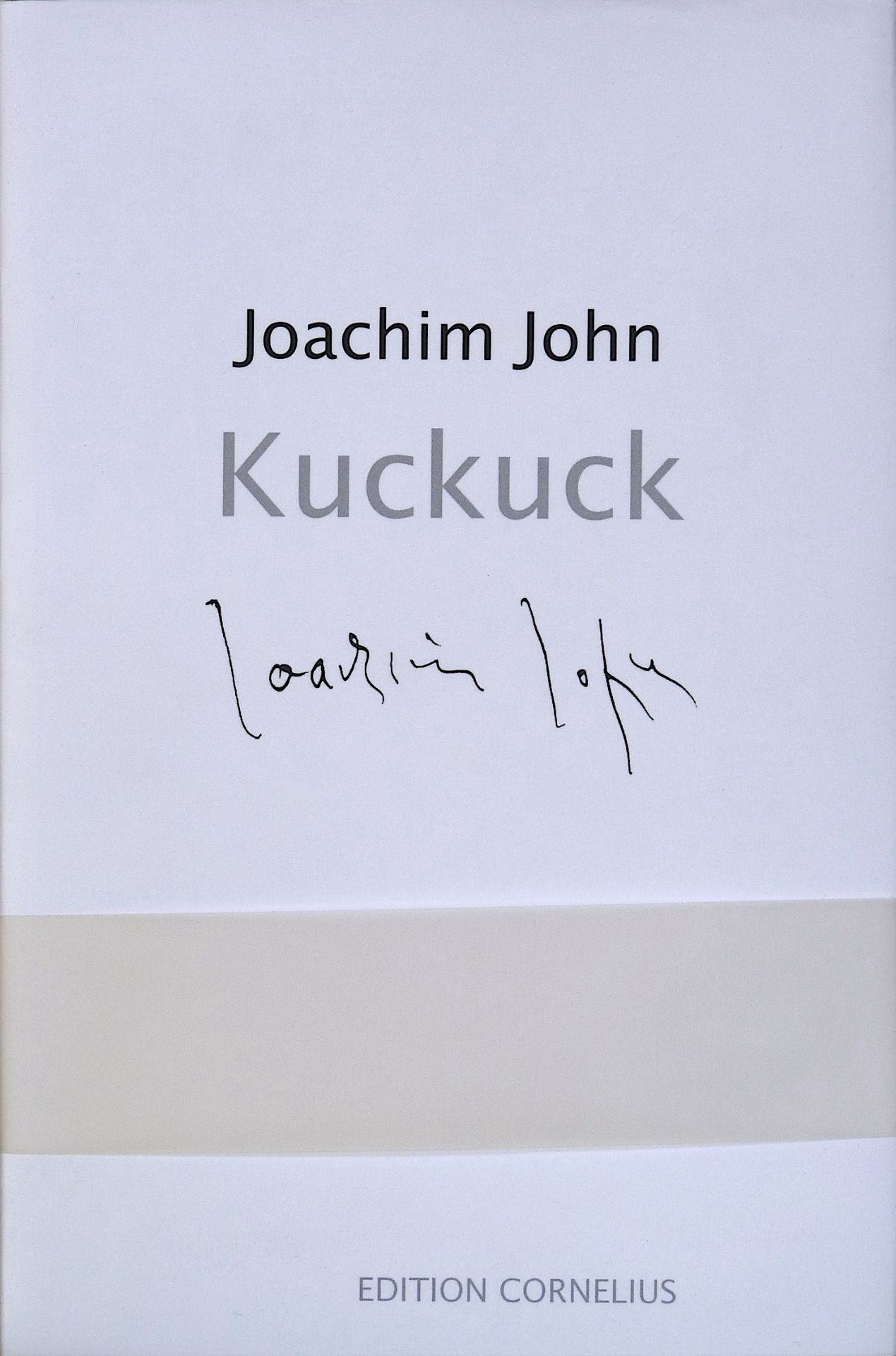 JOHN, JOACHIM: "Der Künstler beim Zeichnen eines Kuckucks", 2012